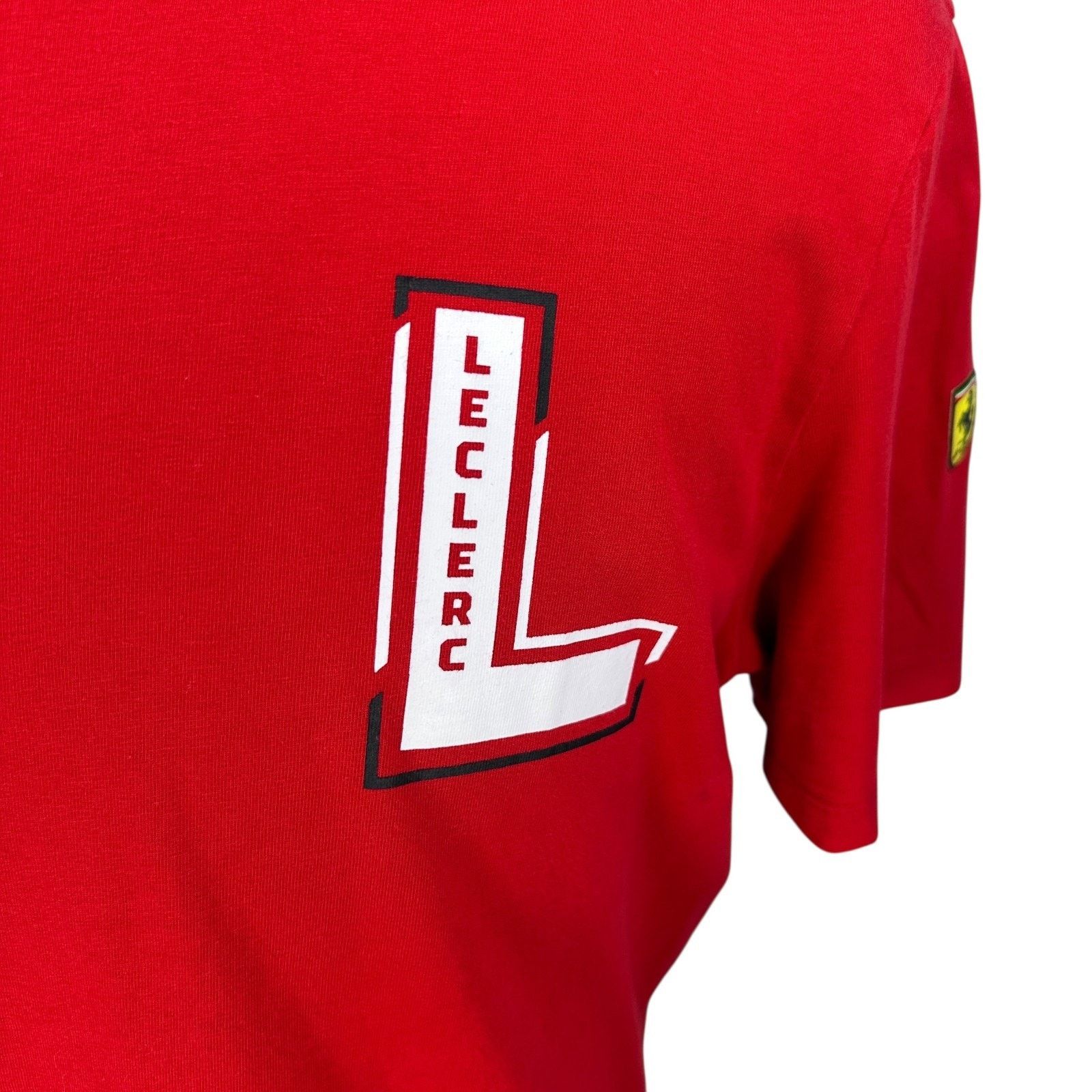 Ferrari Stichd Scuderia Race Team Charles #16 T-Shirt Mens Large Red Size US L / EU 52-54 / 3 - 2 Thumbnail