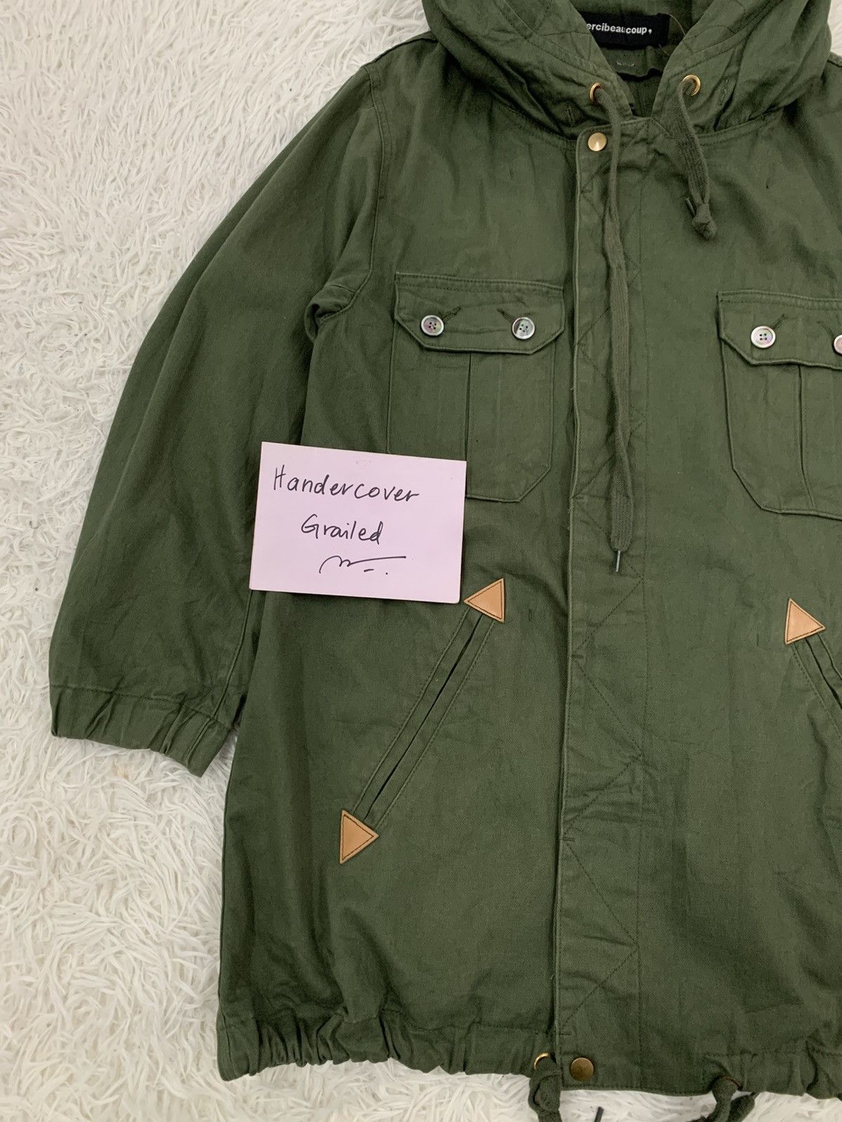 mercibeaucoup Mercibeaucoup by Issey Miyake Jacket Hooded Military Style Size US M / EU 48-50 / 2 - 3 Thumbnail