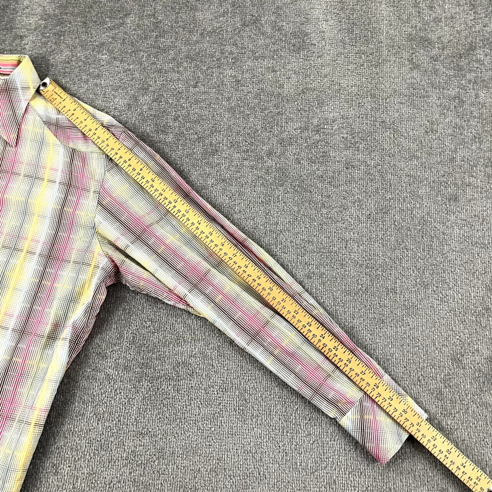 Robert Graham VINTAGE Robert Graham Shirt Men Medium Striped Abstract Disco Flip Cuff Button-Up Casual Formal Preppy Size US M / EU 48-50 / 2 - 7 Thumbnail