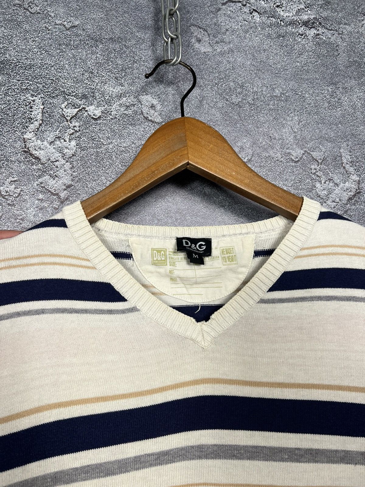 Dolce & Gabbana Vintage Dolce Gabbana V Check Jumper Sweater Size US M / EU 48-50 / 2 - 6 Thumbnail