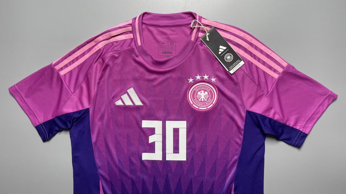 Adidas NWT GERMANY ADIDAS 2024 EURO SOCCER JERSEY #30 HITZELSPERGER Size US M / EU 48-50 / 2 - 3 Thumbnail