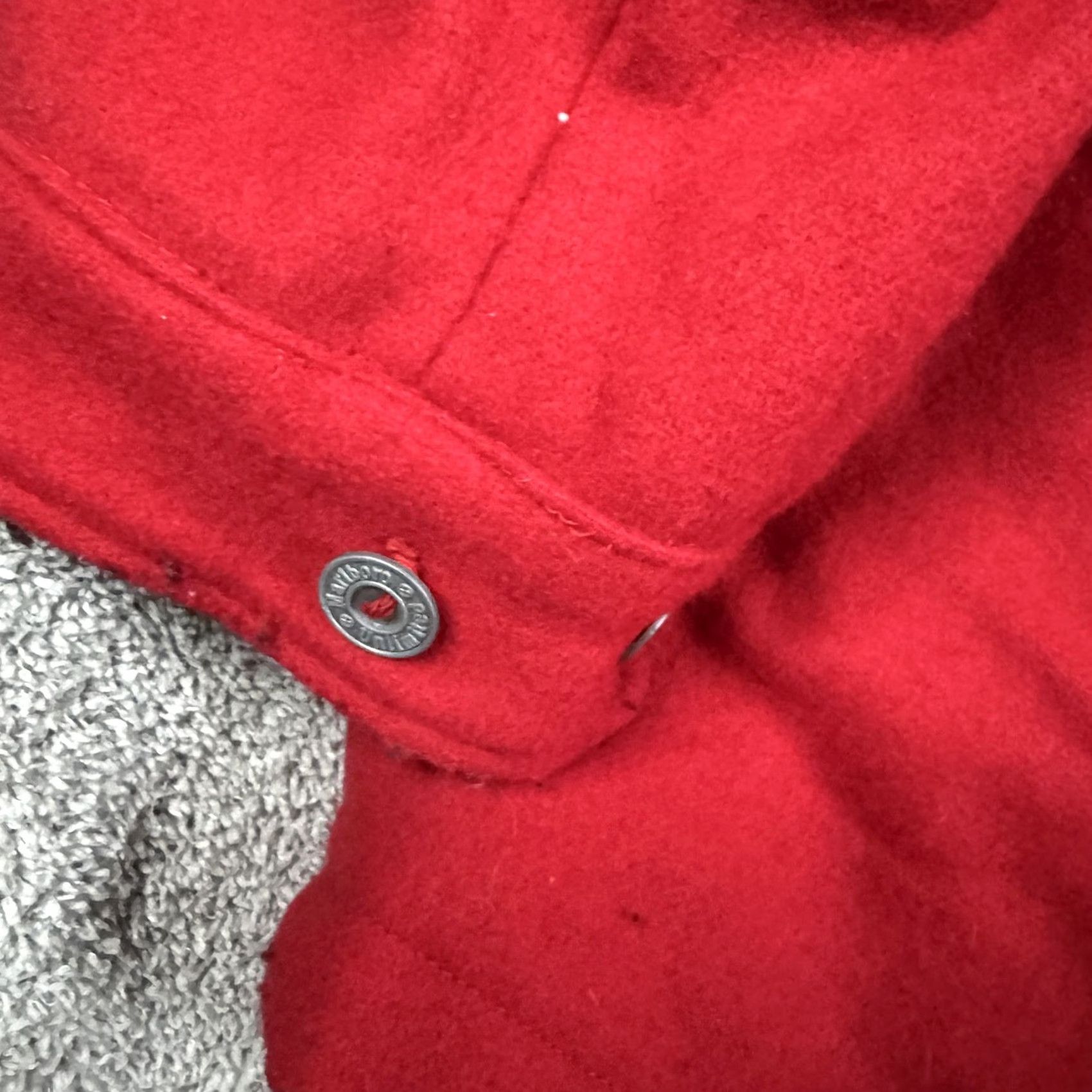 Marlboro Marlboro Jacket Mens 2XL Reversible Wool Full Zip Overcoat Outdoor Red Black Mid-Length Casual Workwear Mens Size US XXL / EU 58 / 5 - 3 Thumbnail