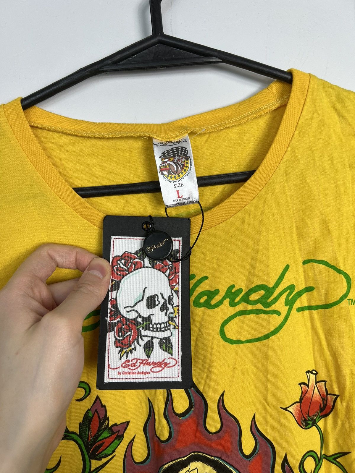 Ed Hardy Long Tshirt Ed Hardy New Width Tags Size L / US 10 / IT 46 - 2 Thumbnail