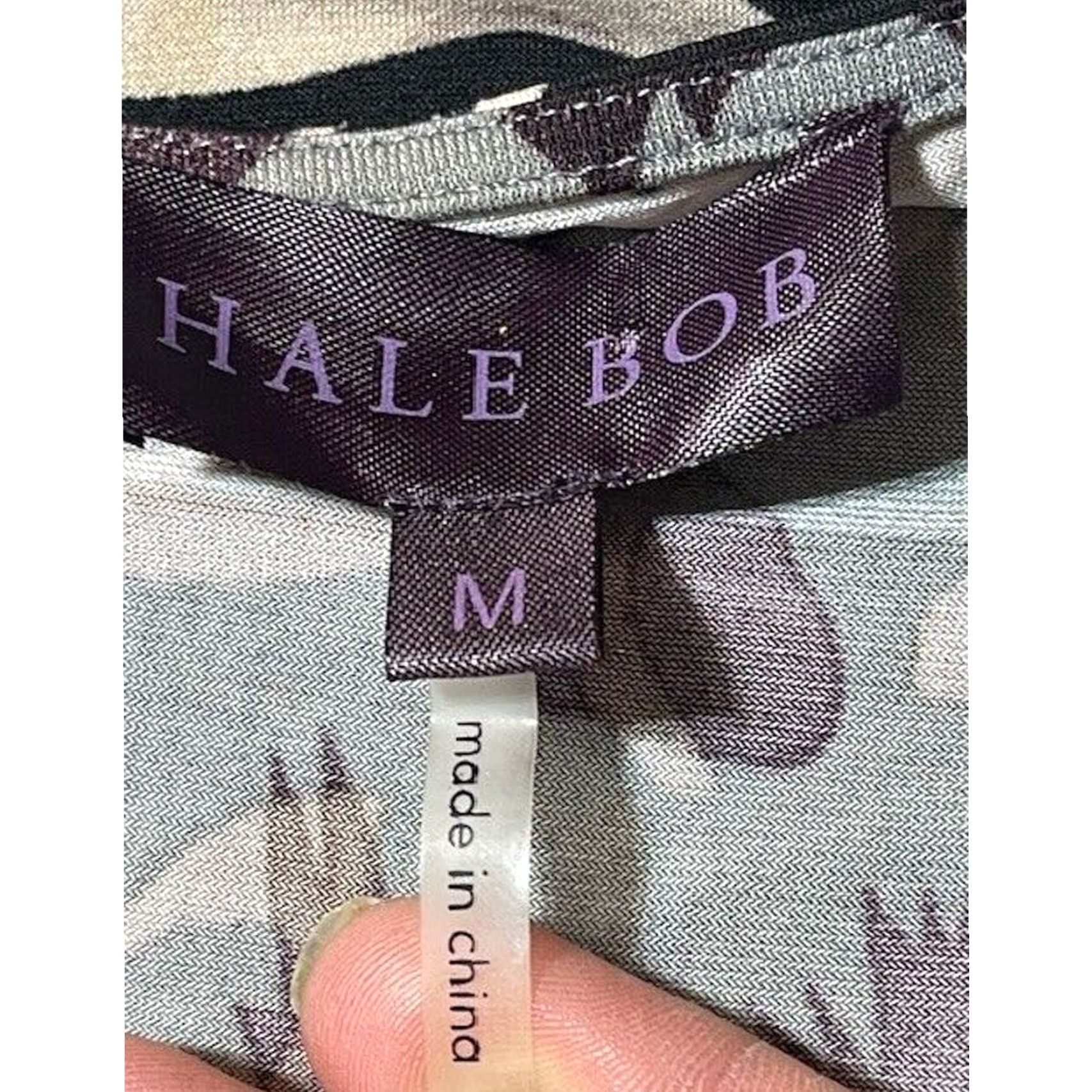 Vintage Hale Bob Dress M Leopard Print Bodycon V-Neck Short Sleeve Women Clubwear Casual Party/Cocktail 90s/Indie Sleaze Glam Mob Wife Gray Size M / US 6-8 / IT 42-44 - 5 Thumbnail
