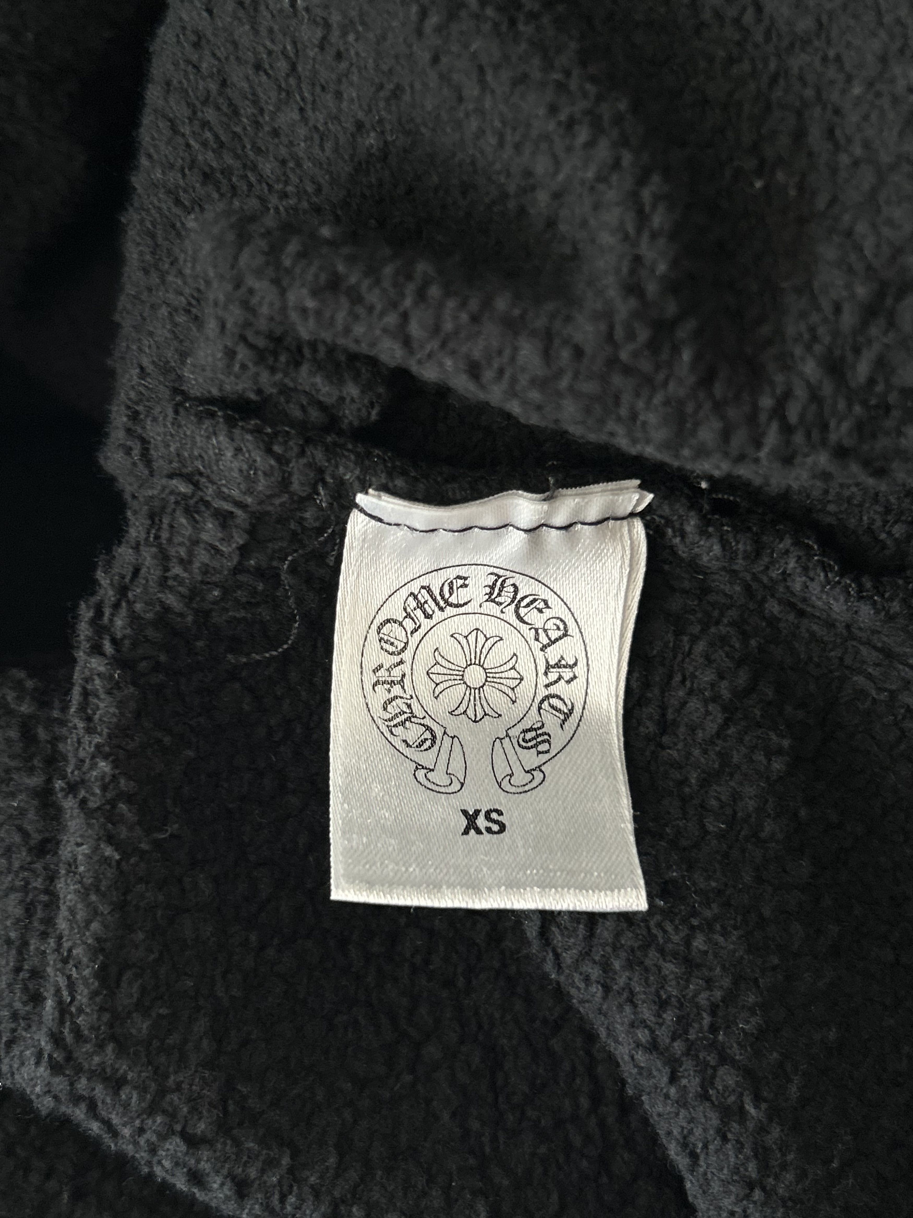 Chrome Hearts Black & White Foti Horseshoe Logo Zip Up Hoodie Size US XS / EU 42 / 0 - 4 Thumbnail