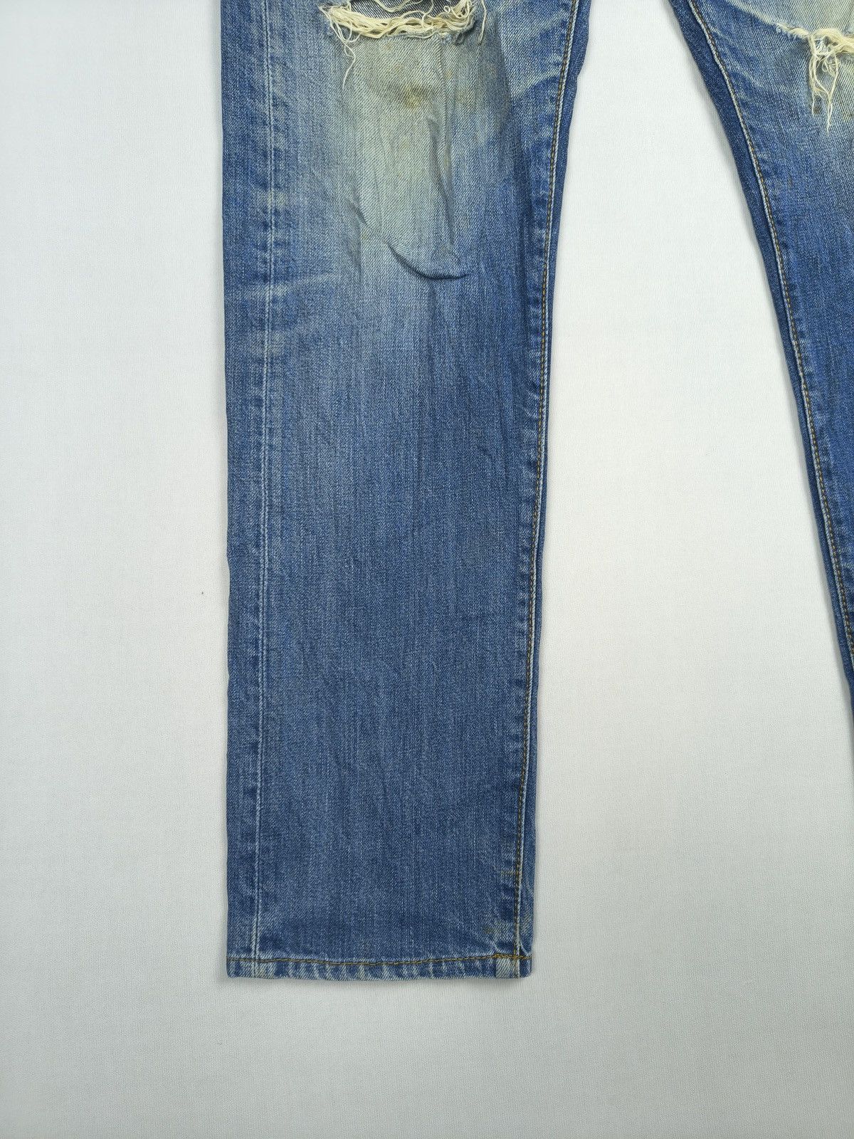Levi's Levi’s 501 Embroidered Distressed Denim Kapital style (057) Size US 32 / EU 48 - 8 Thumbnail