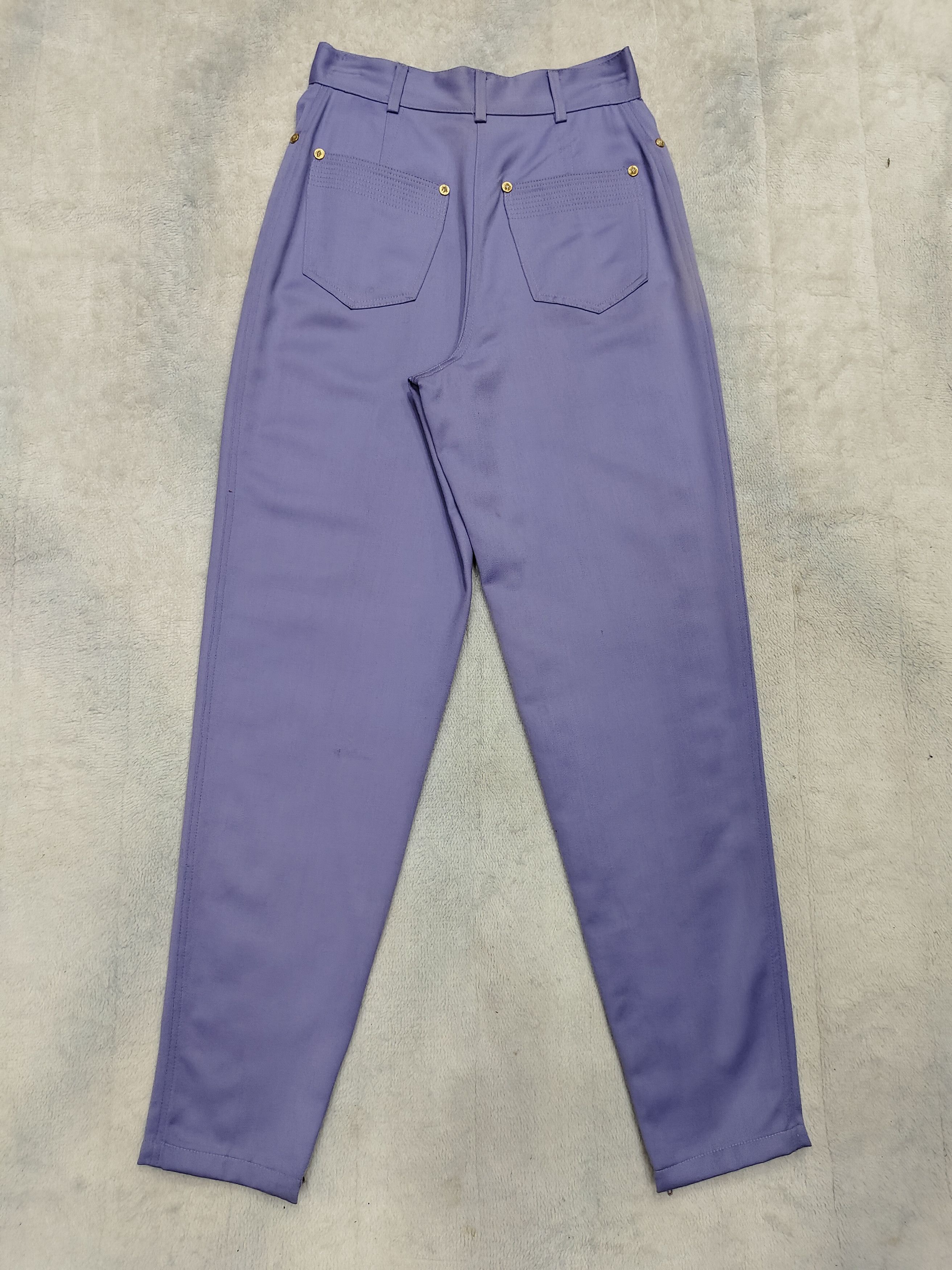 Versus Versace 🇮🇹Vtg Versus🇮🇹by Gianni Versace High Waist Trouser Size 28" / US 6 / IT 42 - 5 Thumbnail