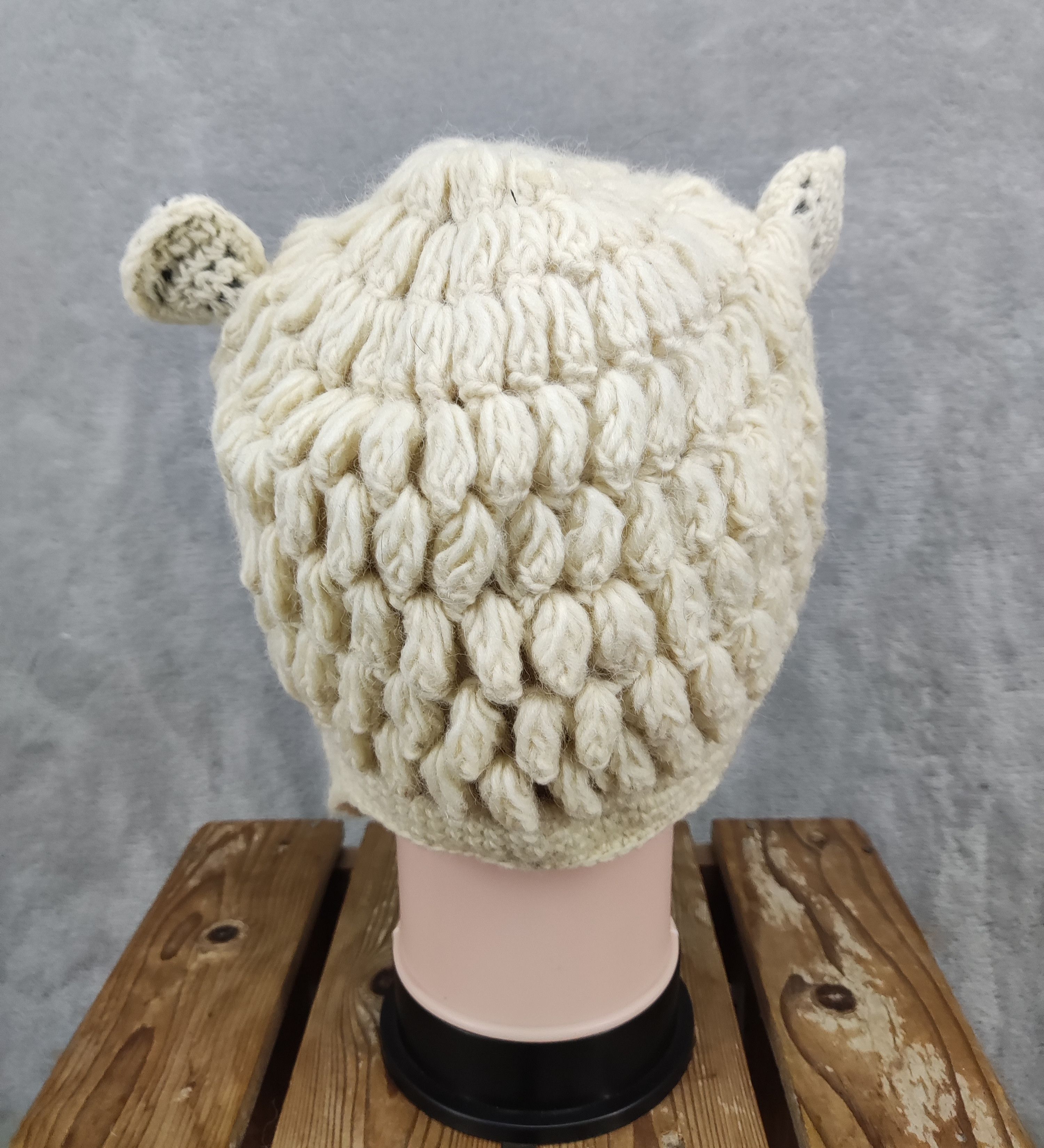 Vintage Vintage Bear Crochet Hat Size ONE SIZE - 6 Thumbnail