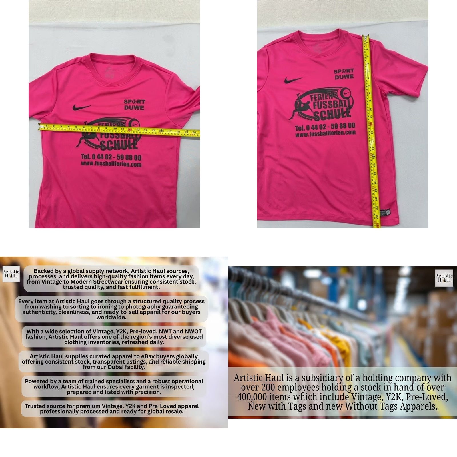 Nike Nike Vivid Pink Dri-FIT Soccer Jersey Short Sleeve Unisex Adult XL Size US XL / EU 56 / 4 - 8 Thumbnail