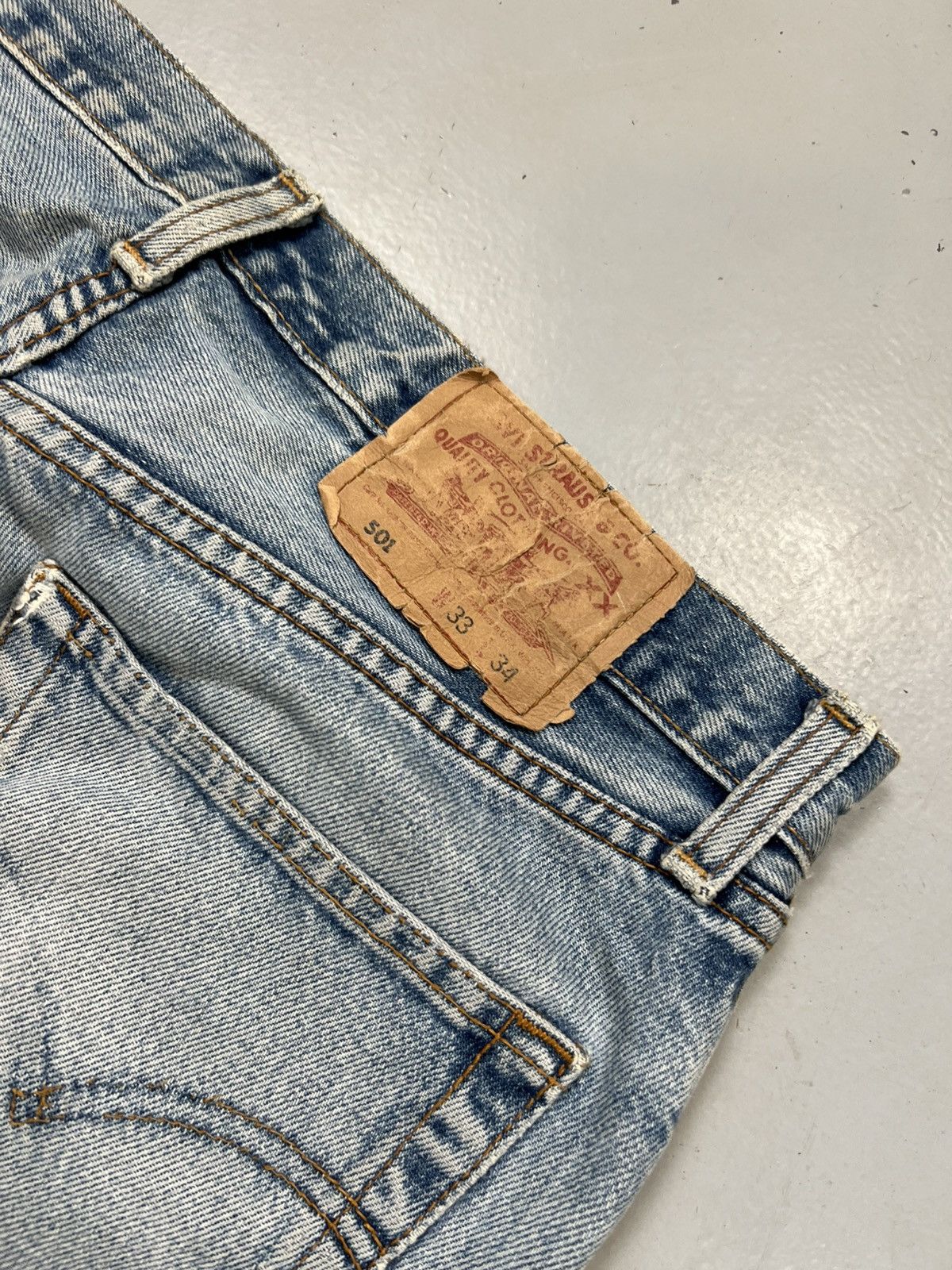 Vintage 1of1 levis shashiko hand stitch baggy denim Size US 30 / EU 46 - 5 Thumbnail