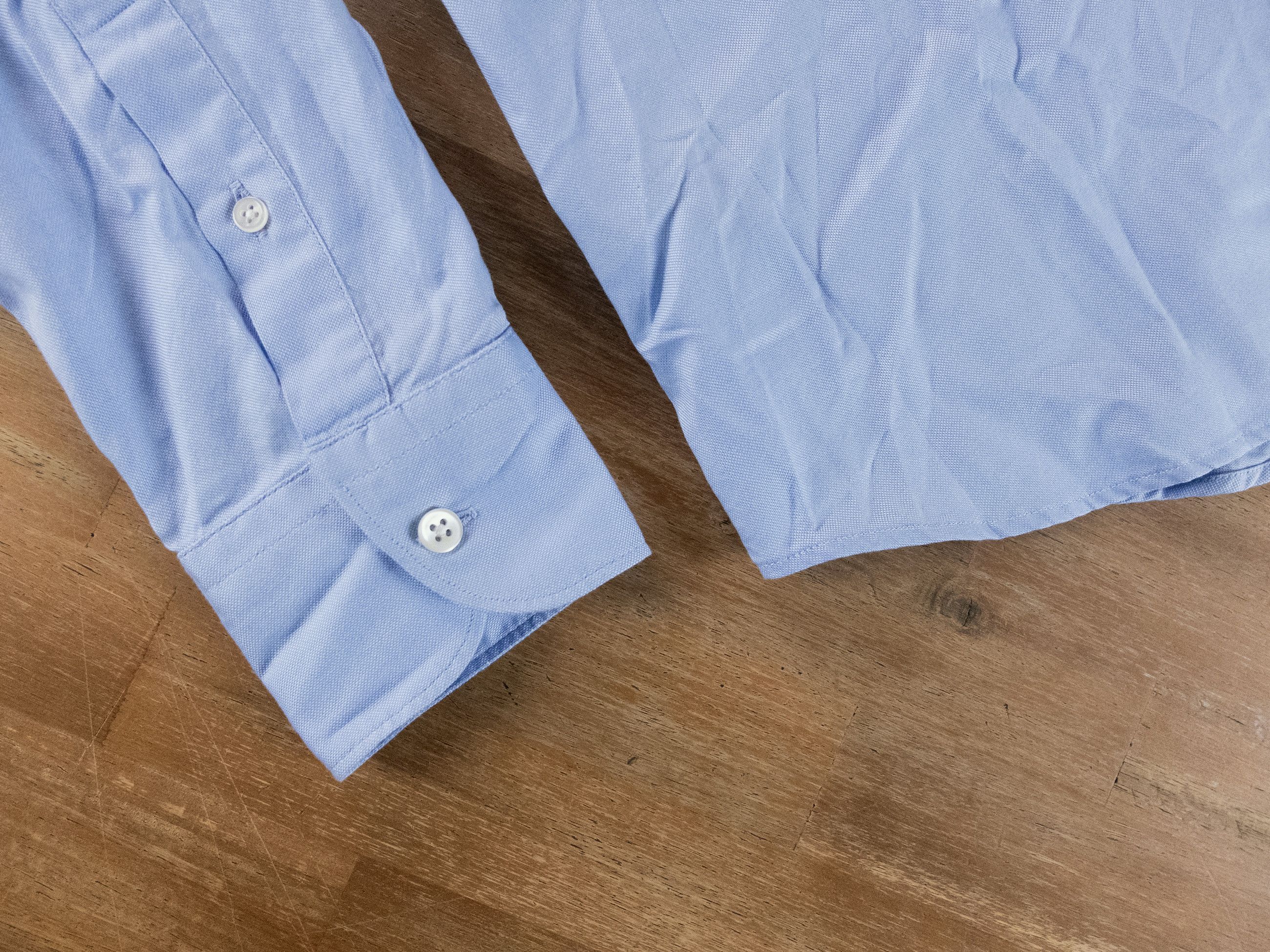 Slowear SLOWEAR Glanshirt blue cotton spread collar shirt Size 40 Size US M / EU 48-50 / 2 - 4 Thumbnail