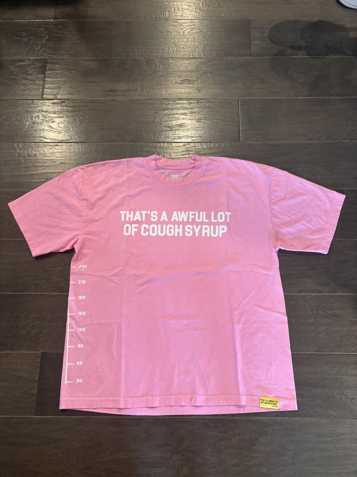 Awful Lot Of Cough Syrup Pink Tee