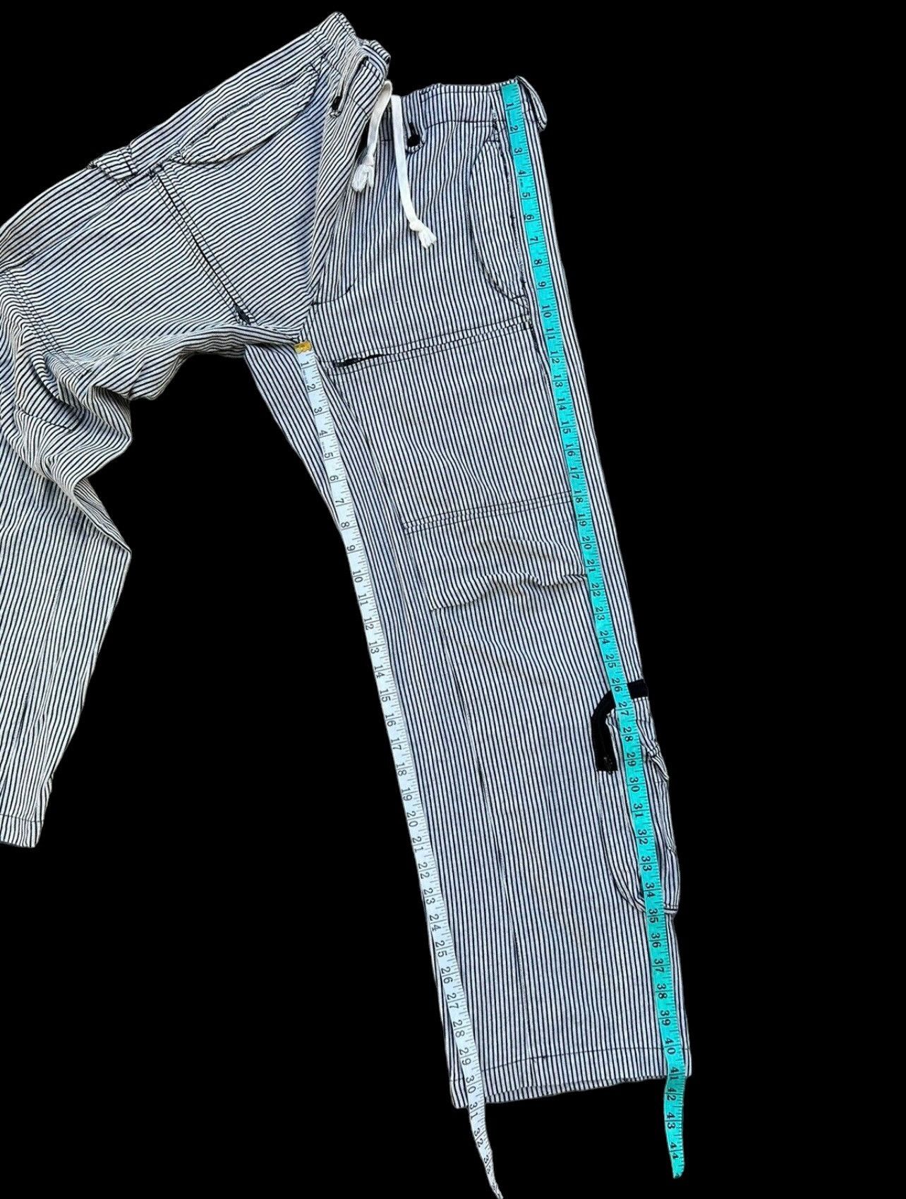Vintage Slap Shot Japan Stripe Tactical Parachute Cargo Trouser Pant Size US 31 - 5 Thumbnail
