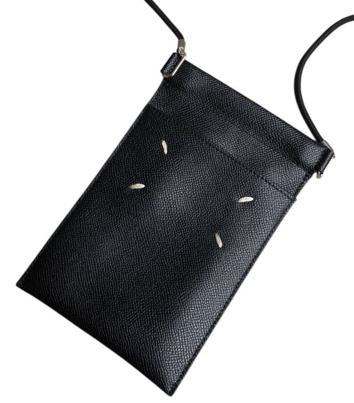 Maison Margiela Maison Margiela Shoulder Bag Leather Black Plain Size ONE SIZE - 2 Thumbnail
