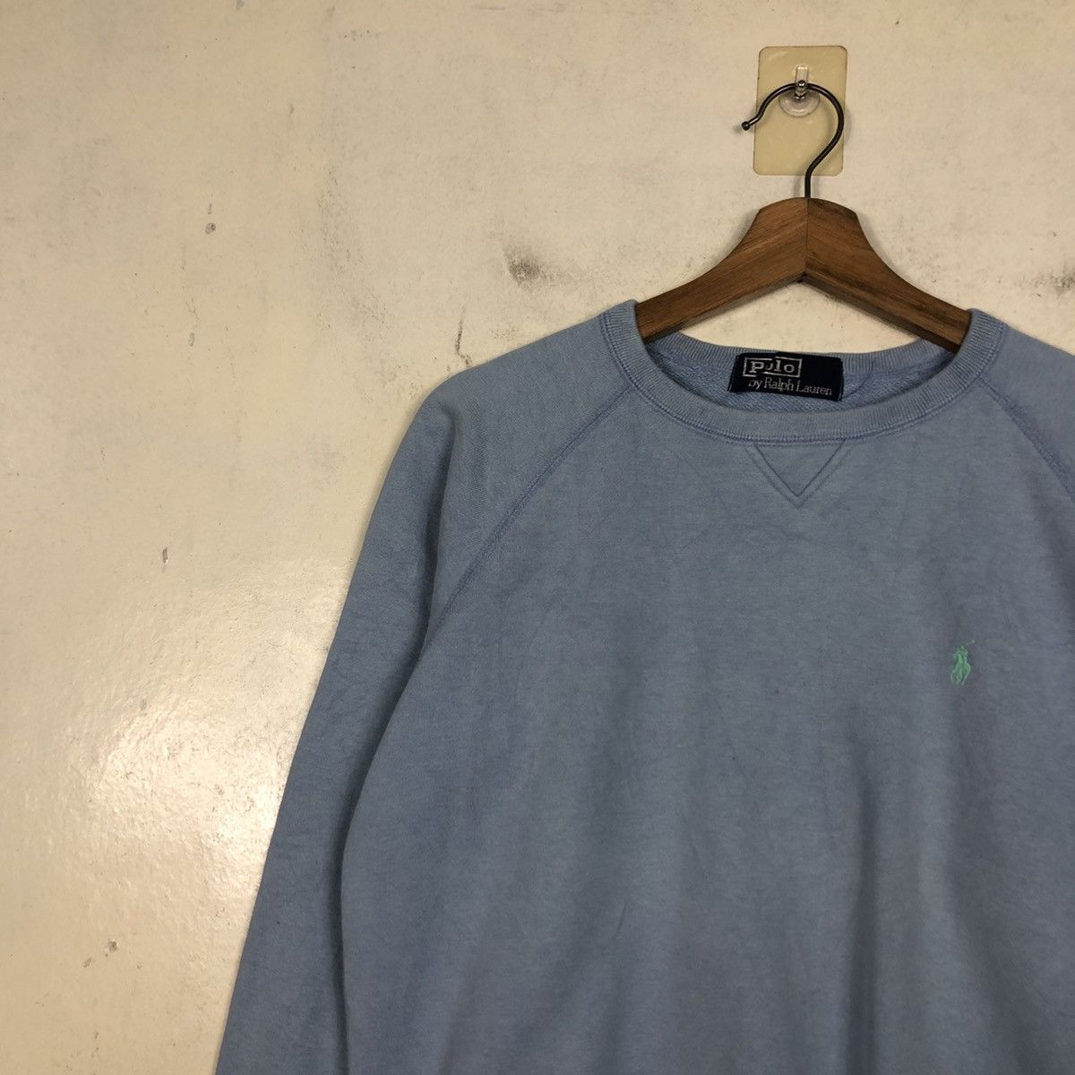 Polo Ralph Lauren 📌Vintage Sweatshirt Crewneck Polo Ralph Lauren Baby Blue Size US M / EU 48-50 / 2 - 9 Thumbnail