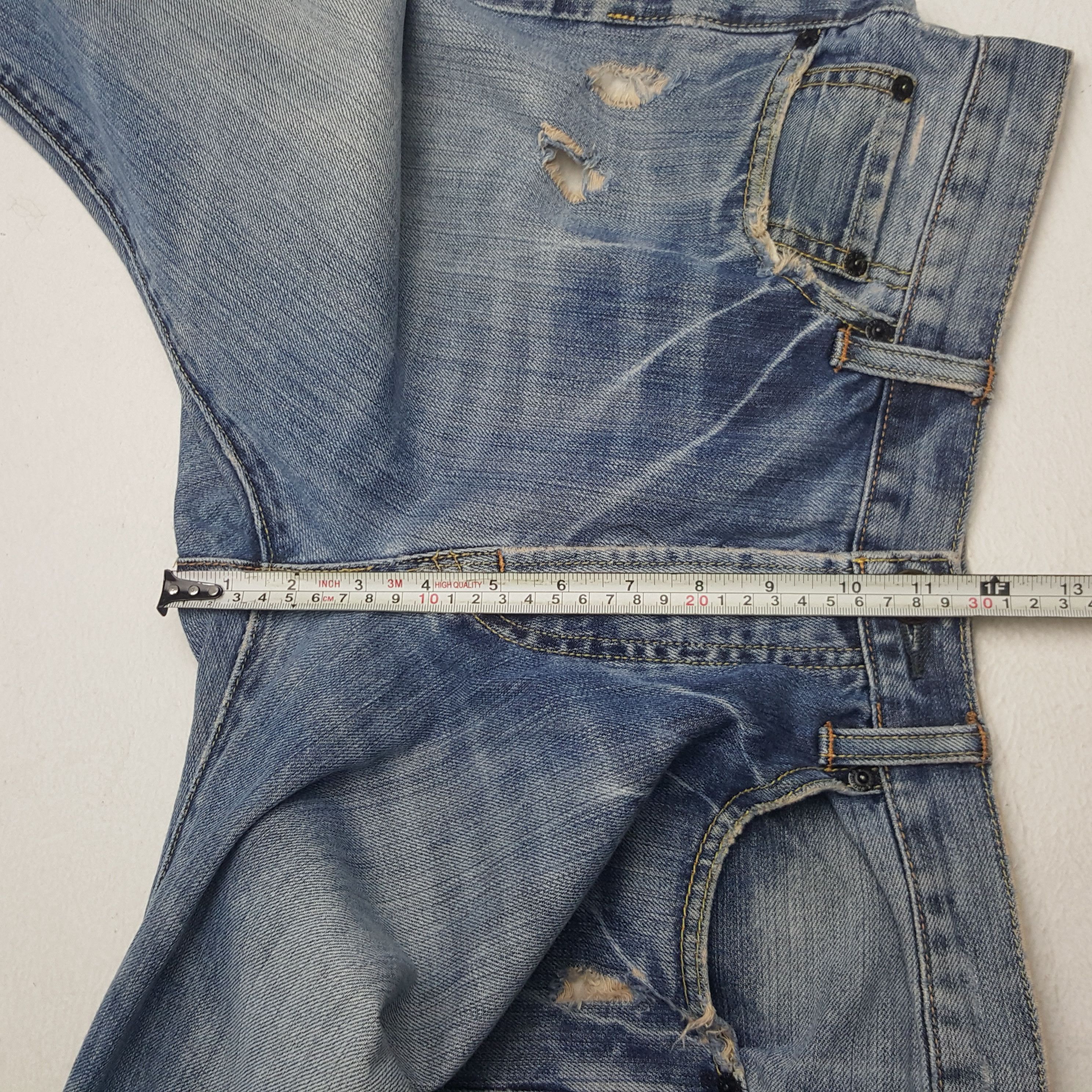 Christian Audigier × Ed Hardy × Vintage Vintage Ed Hardy Christian Audigier Custom Art Denim Jeans Size US 32 / EU 48 - 8 Thumbnail