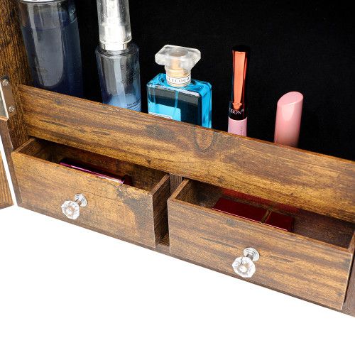 Designer × Homemade Fashion Simple Jewelry Storage Mirror Cabinet With LED Light Size US L / EU 52-54 / 3 - 4 Thumbnail