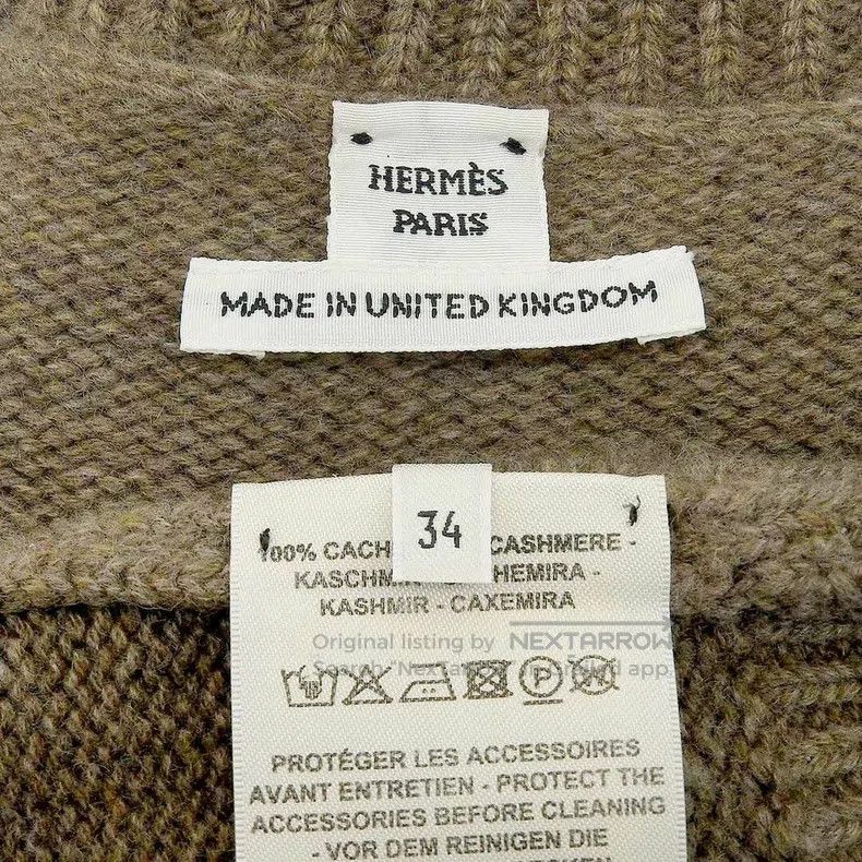 Hermes Hermes Cashmere High-Neck Knit Sweater Size XXS / US 00 / IT 34 - 7 Thumbnail