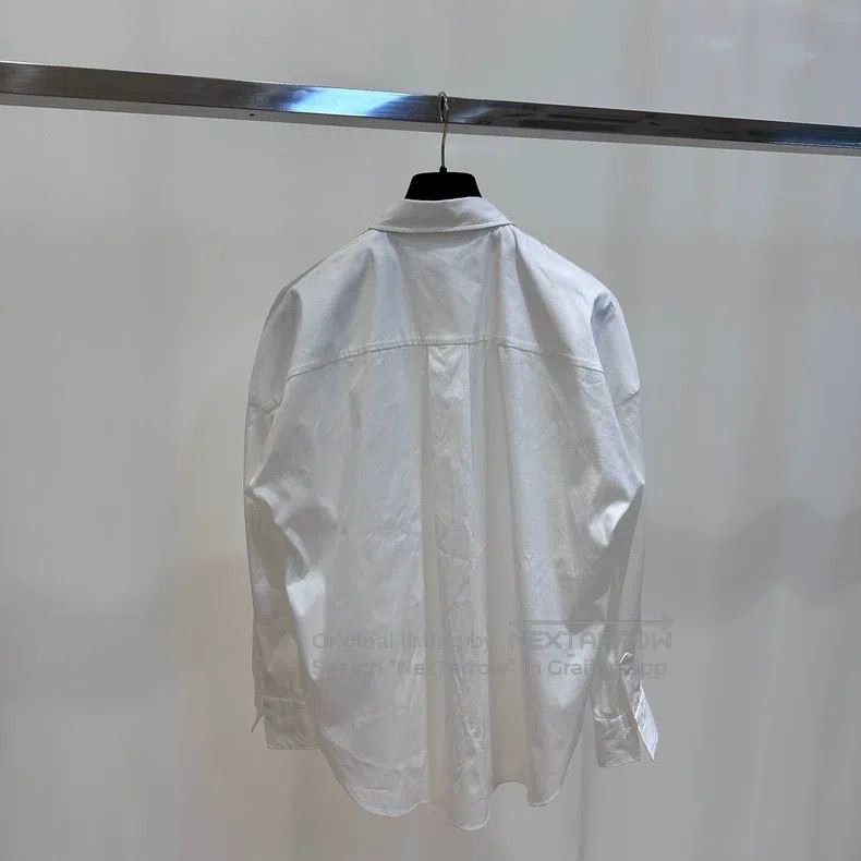 Brunello Cucinelli Brunello Cucinelli White Shirt Size M / US 6-8 / IT 42-44 - 2 Thumbnail
