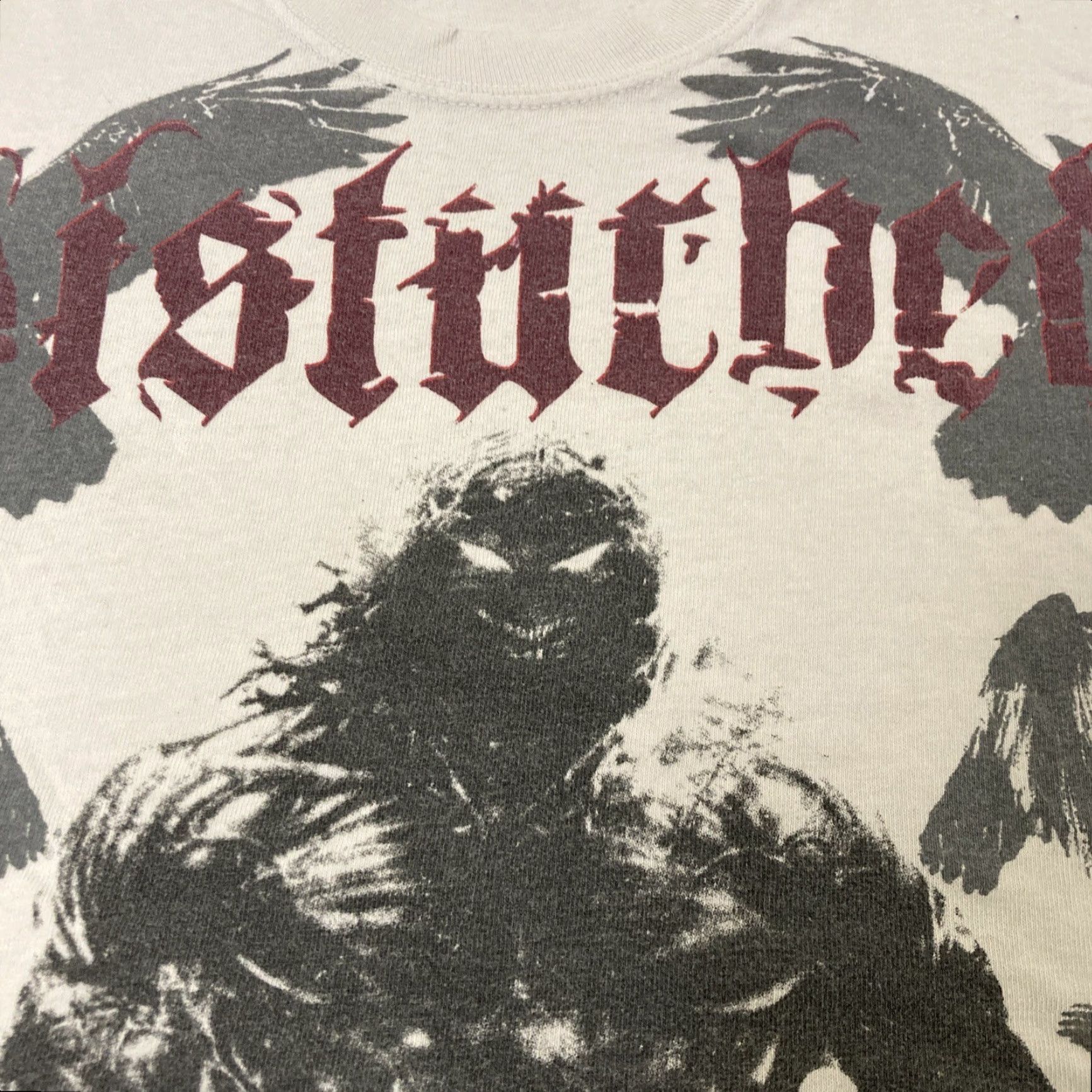 Jerzees JERZEES T-Shirt Disturbed Tour Full Print White Men L Large 2008 Size US L / EU 52-54 / 3 - 4 Thumbnail