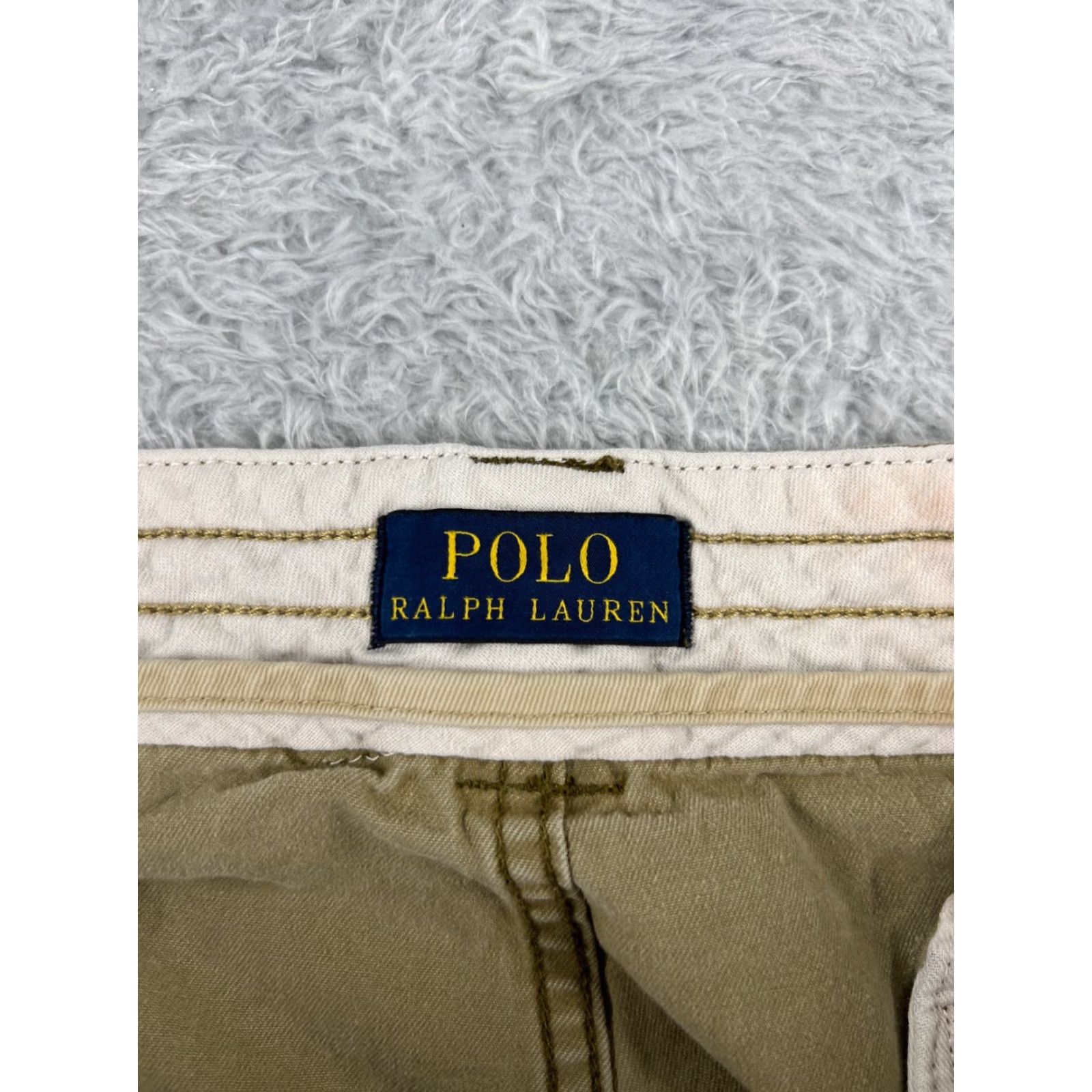 Polo Ralph Lauren Polo Ralph Lauren Shorts Men 40 Green Cargo Twill Cotton Regular Inseam 10in Waist 39in Solid Mens Size US L / EU 52-54 / 3 - 7 Thumbnail