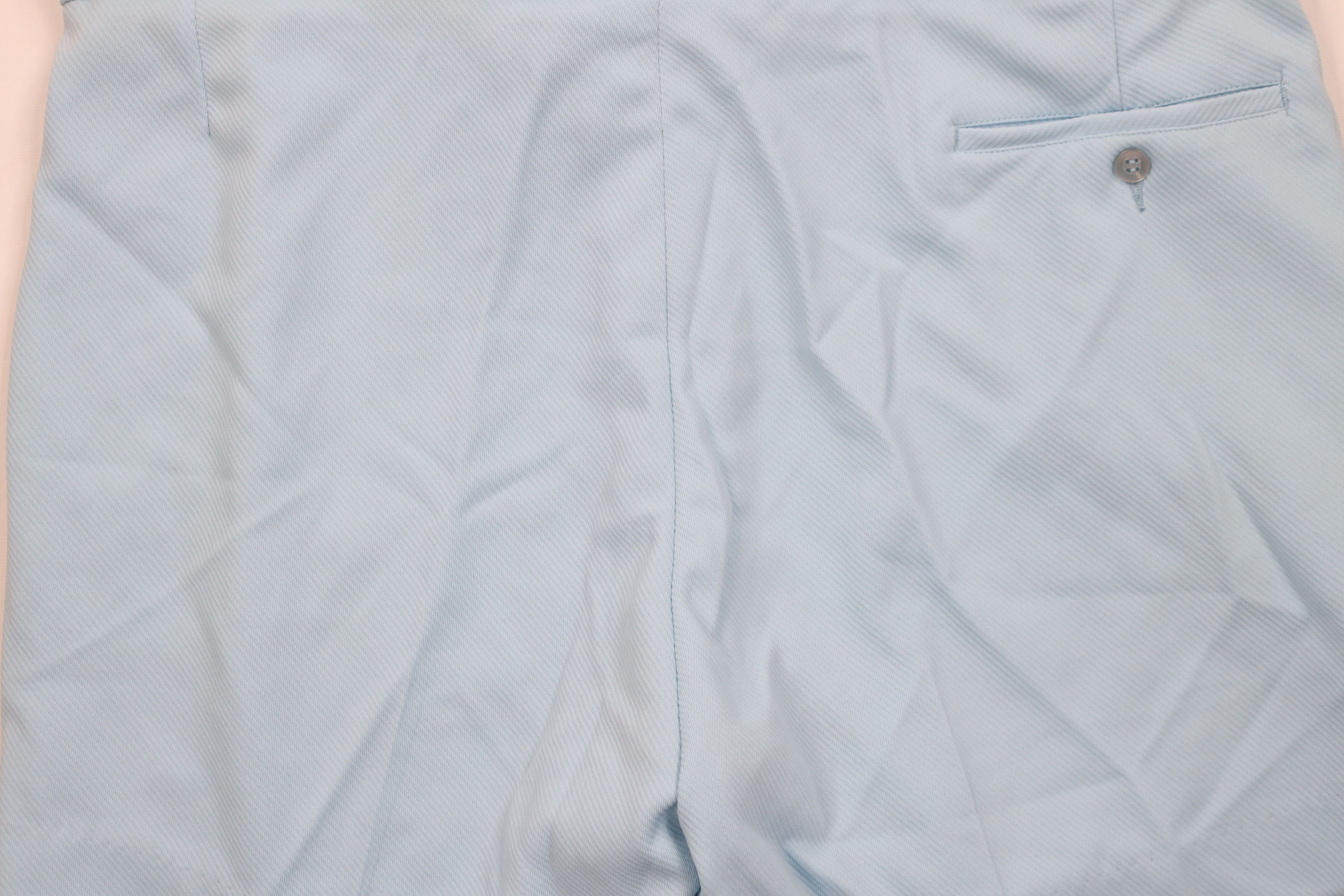 Vintage Vintage 70s Streetwear Knit Above Knee Shorts Carolina Blue Size US 40 / EU 56 - 10 Thumbnail