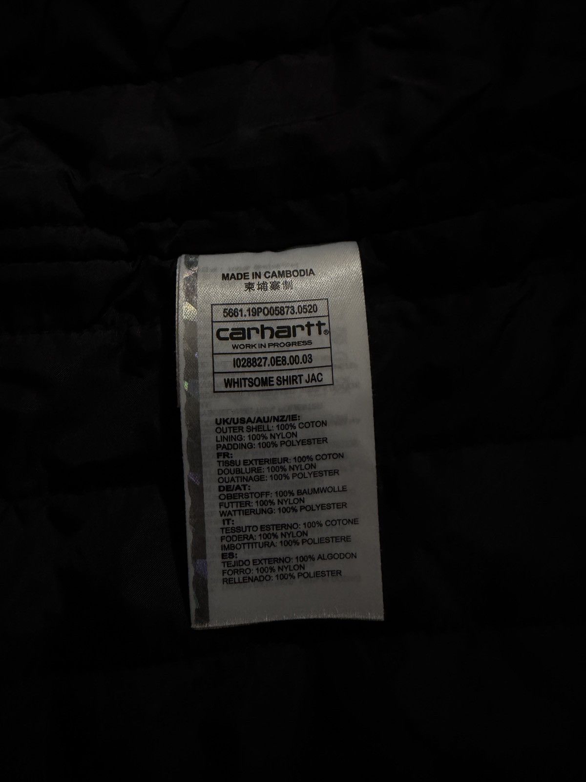 Carhartt Wip Carhartt WIP Whitsome Shirt Jac Size US L / EU 52-54 / 3 - 9 Thumbnail