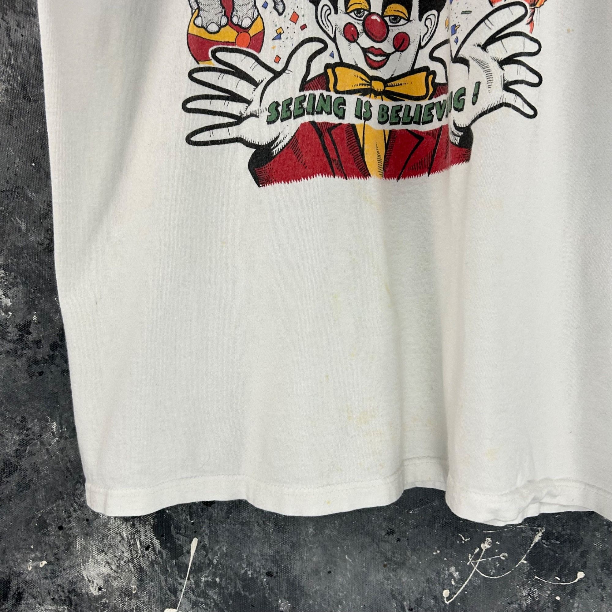 Vintage Vintage 90’s Clown Shrine Circus shirt Size US L / EU 52-54 / 3 - 4 Thumbnail