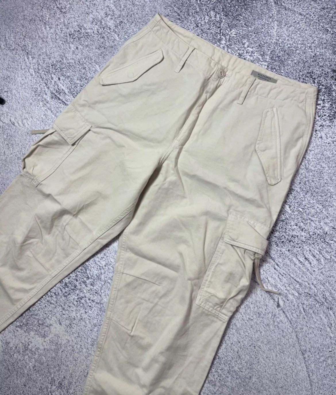 Allsaints Rare Luxury cargo pants Allsaints size 42 streetwear Size US 42 / EU 58 - 2 Thumbnail