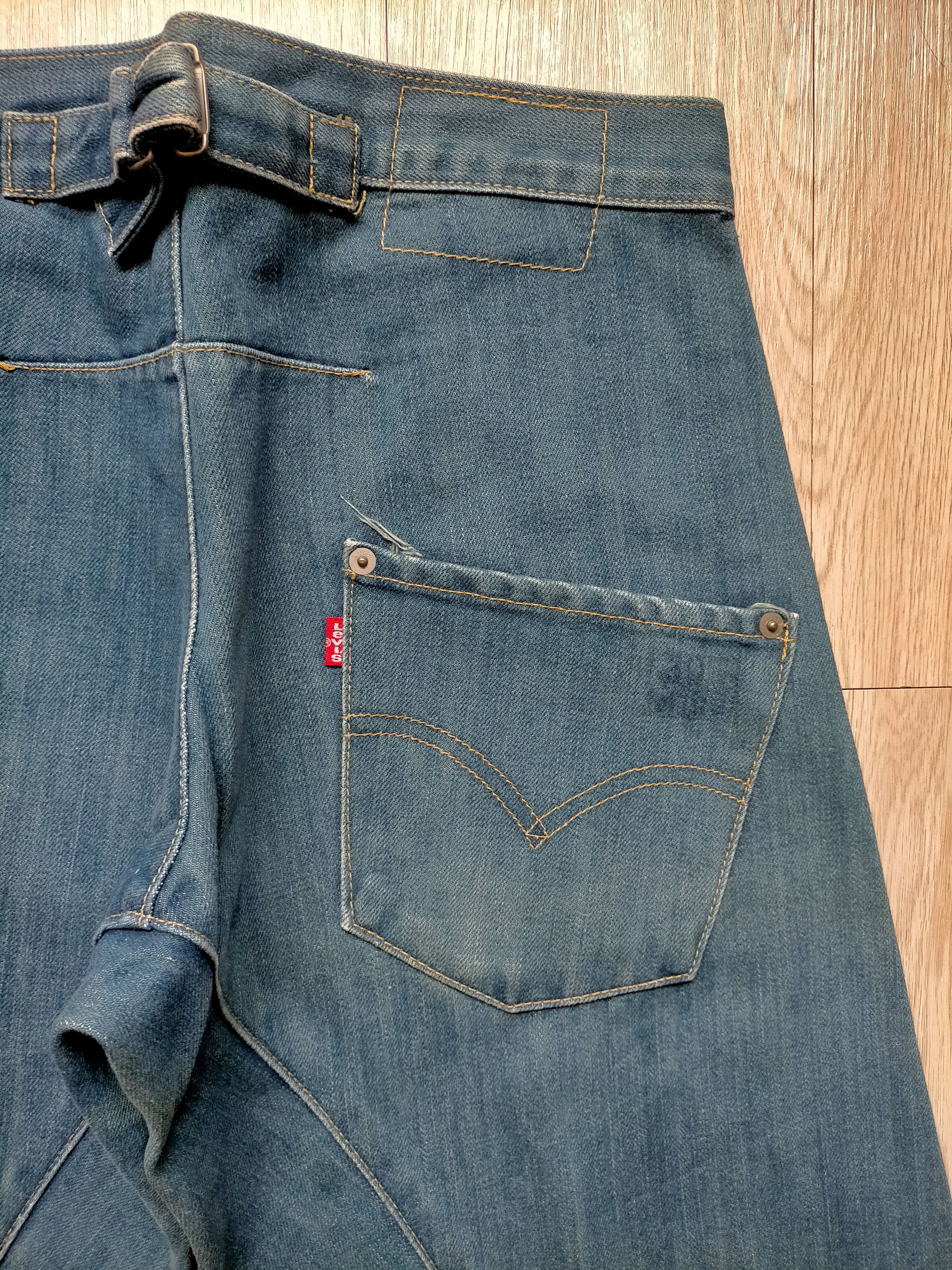 Levi's Vintage 90s Levis Engineering Loose Single Pocket Jeans Size US 29 - 4 Thumbnail