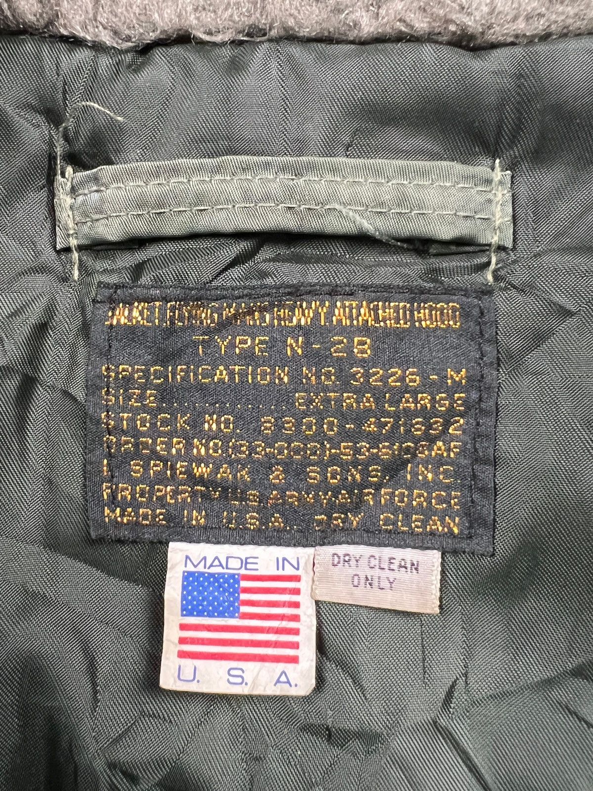 I. Spiewak And Sons × Vintage Vintage Spiewak & Sons US Air Force Bomber Jacket Size US XL / EU 56 / 4 - 16 Thumbnail