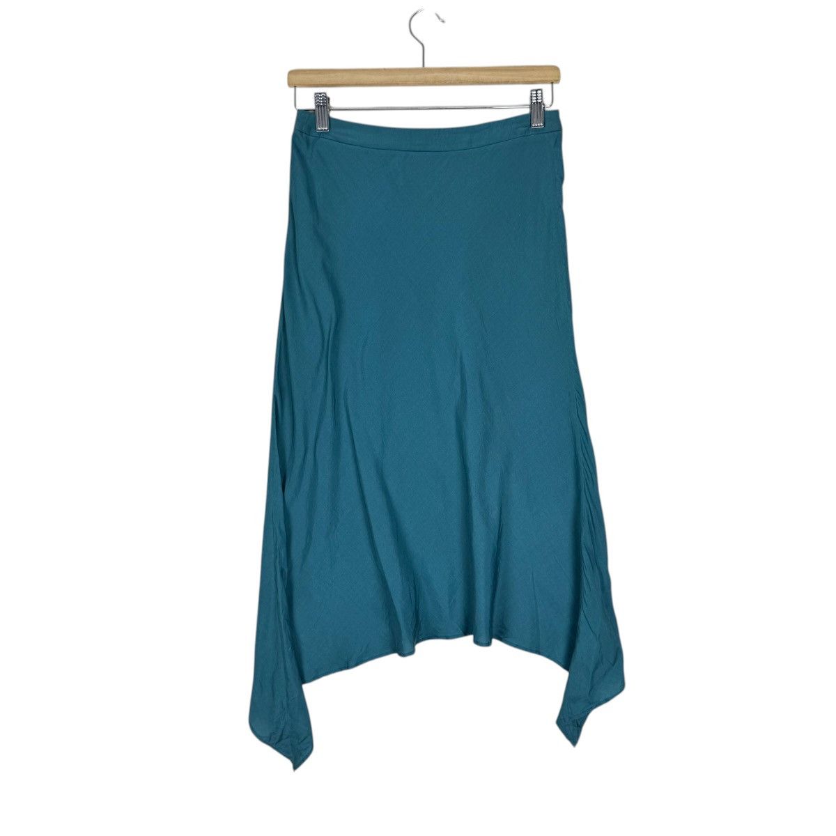 Romeo Gigli ☀️ROMEO GIGLI SILK ASYMMETRIC MAXI SKIRTS Size 29" - 6 Thumbnail