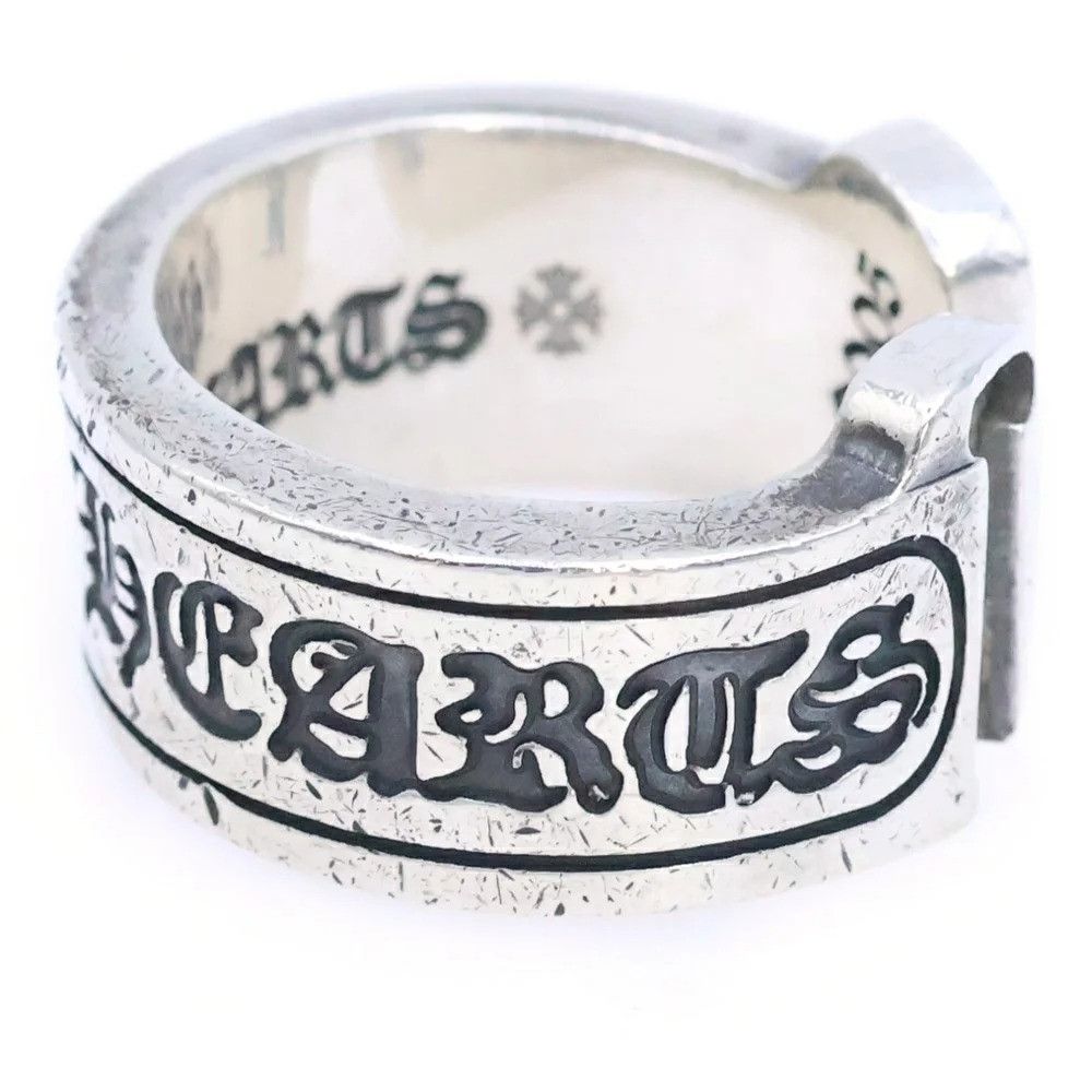 Chrome Hearts 9.5 CHROME HEARTS LARGE SCROLL LABEL RING silver Size ONE SIZE - 7 Thumbnail