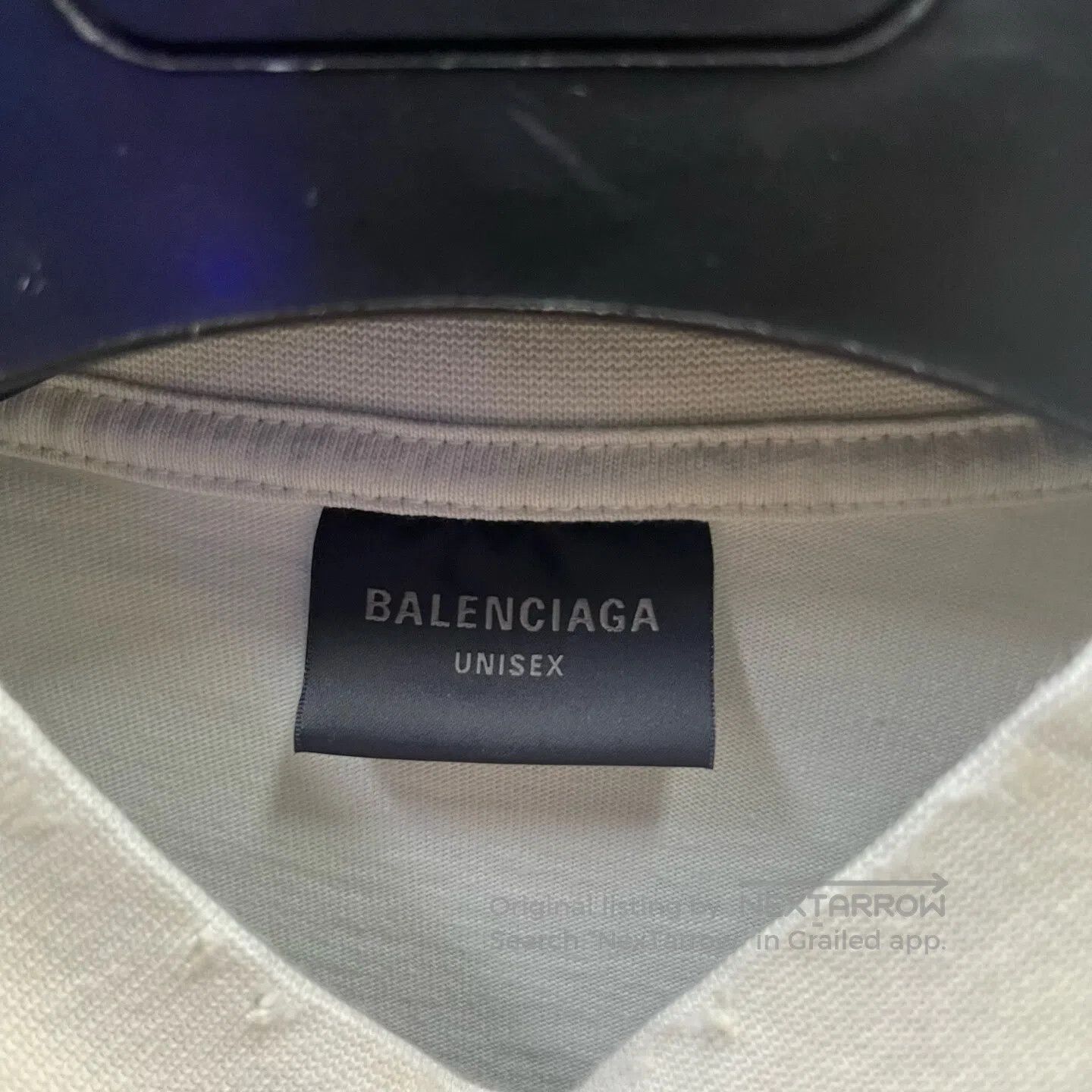 Balenciaga Balenciaga Letter embroidered badge, round-neck short-slee Size US M / EU 48-50 / 2 - 3 Thumbnail