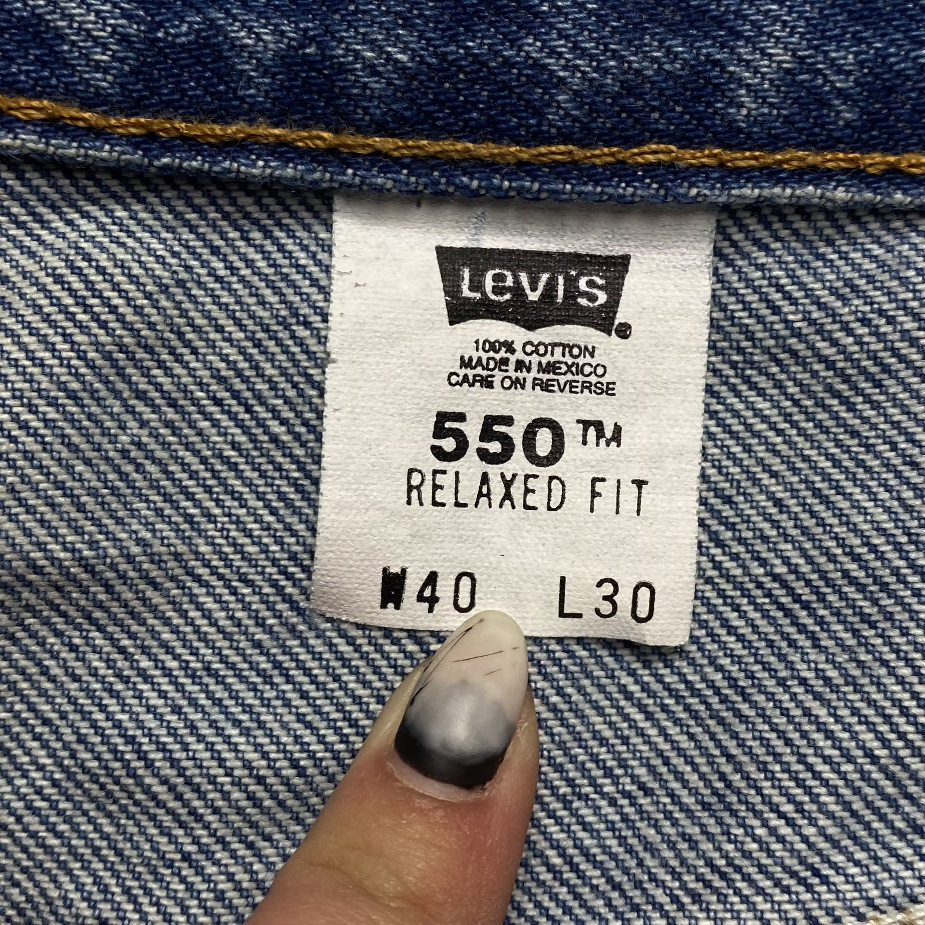 Levi's × Levi's Vintage Clothing × Vintage Mens Vintage Denim Jeans Levis 550 Size 40 Size US 40 / EU 56 - 7 Thumbnail