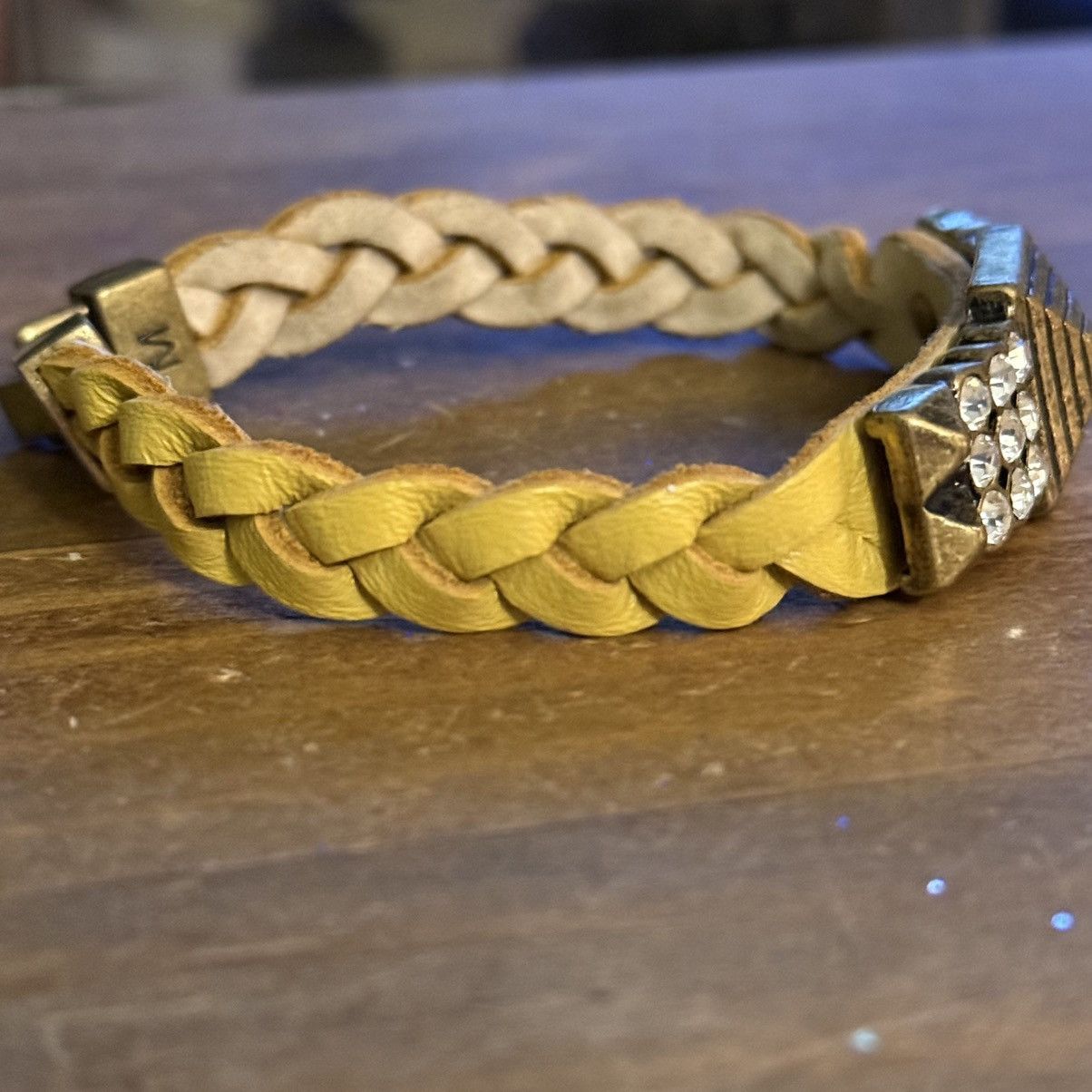 Other Lia Sophia Confidant Braided Leather Bracelet Size ONE SIZE - 4 Thumbnail