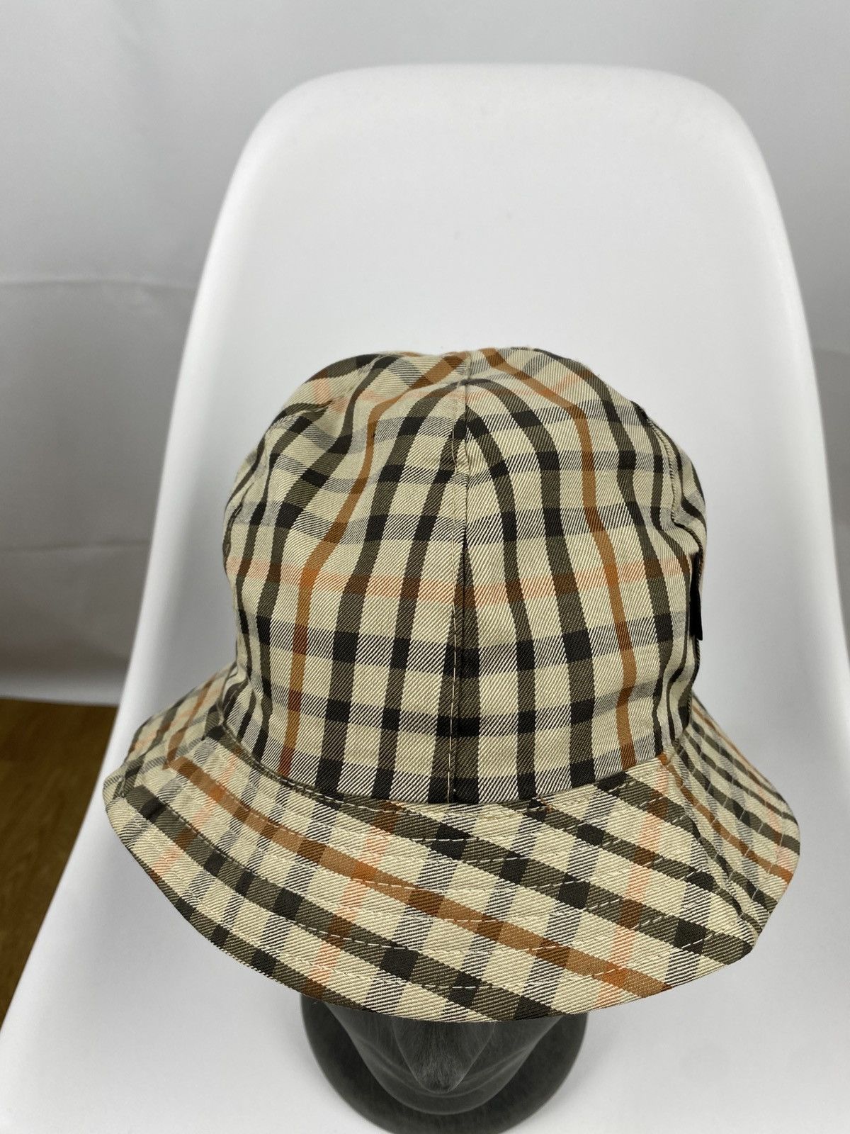 DAKS × Vintage Daks London Checkered Bucket Hat Reversible Vintage Size ONE SIZE - 3 Thumbnail