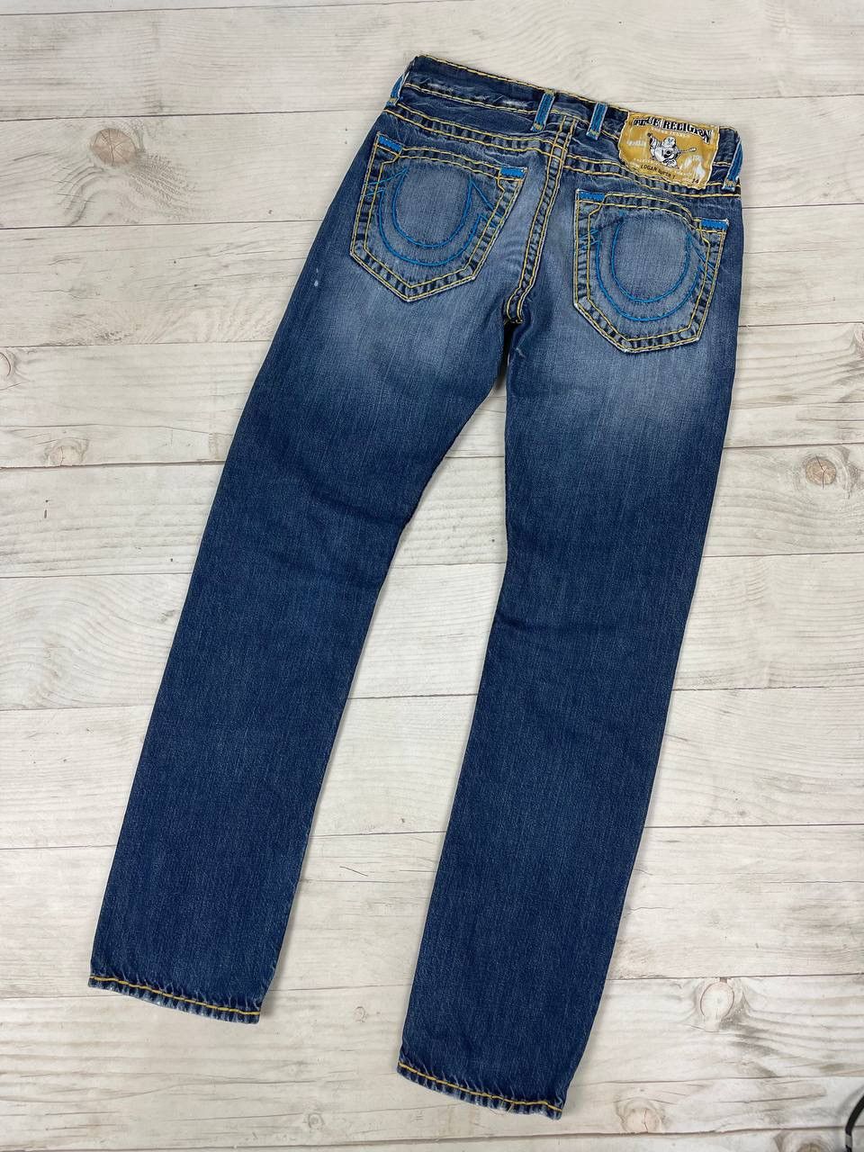 【超美品】トゥルーレリジョン LOGAN SUPER T JEAN TRUE RELIGION Logan Super T Jeans Men's USA Size 34/29 Thick
