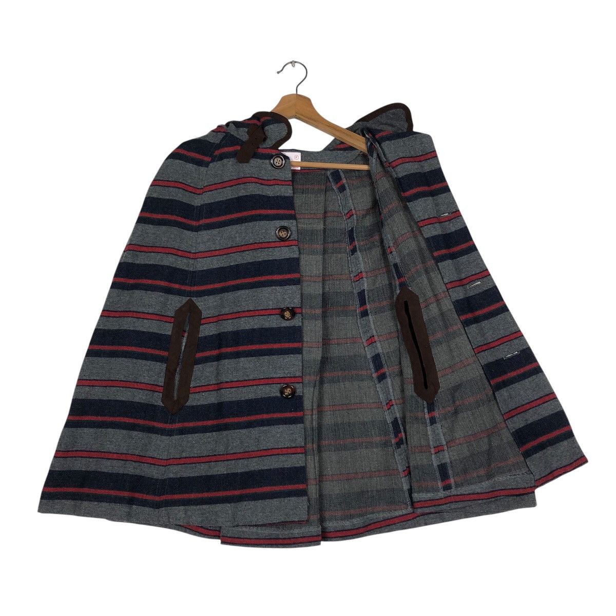 45rpm 📌Vintage Cloak Bomber Jacket Wool Hickory Chore Size US M / EU 48-50 / 2 - 14 Thumbnail