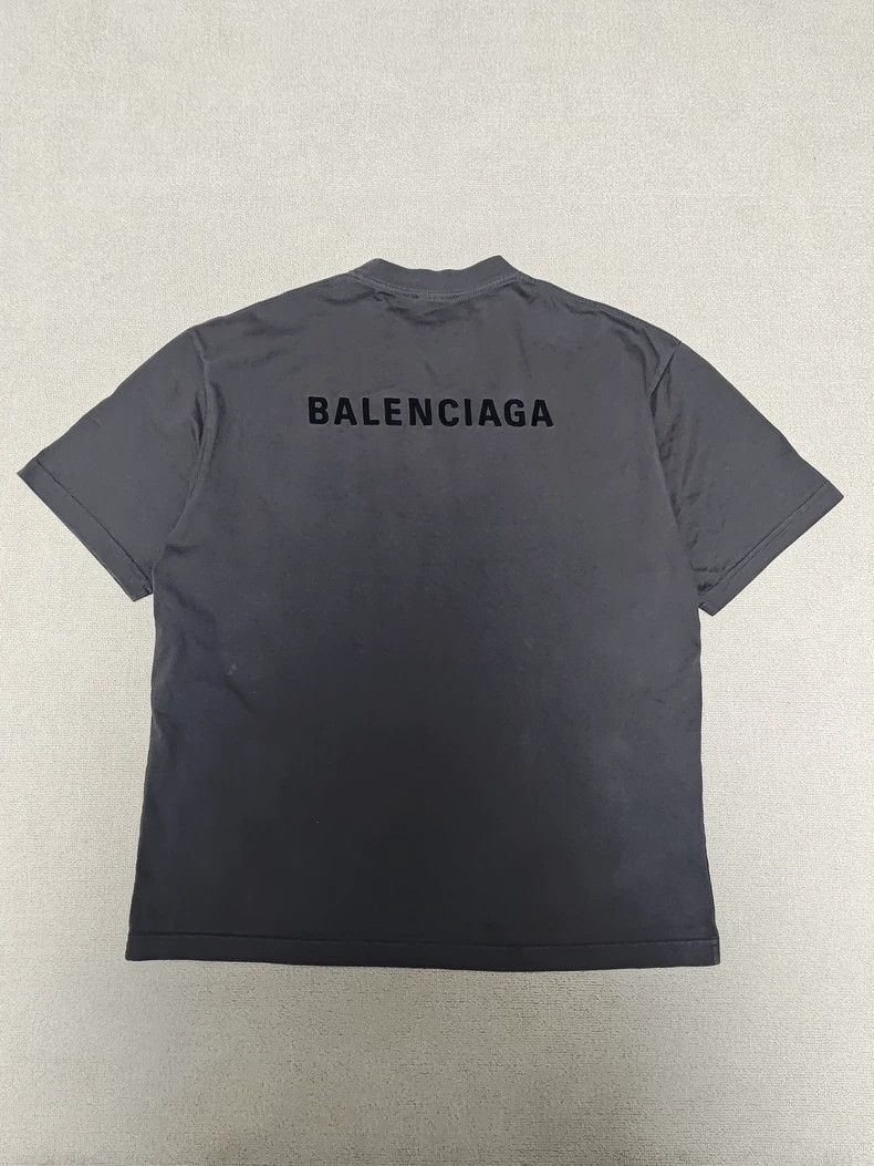 Balenciaga Balenciaga 23 FW embroidered front and back logo made old s Size US XS / EU 42 / 0 - 2 Thumbnail
