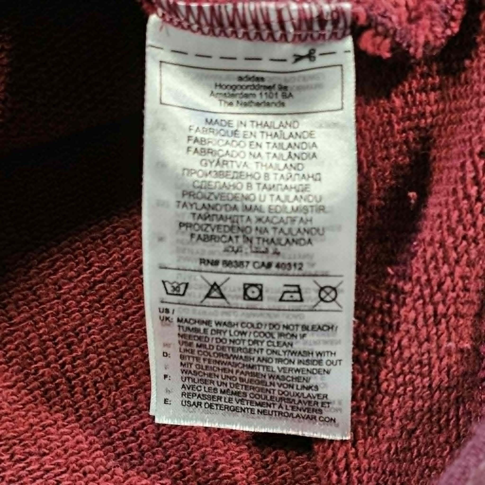 Adidas Adidas X Ivy Park Burgundy All Over Print Hoodie Sweatshirt Size US L / EU 52-54 / 3 - 7 Thumbnail
