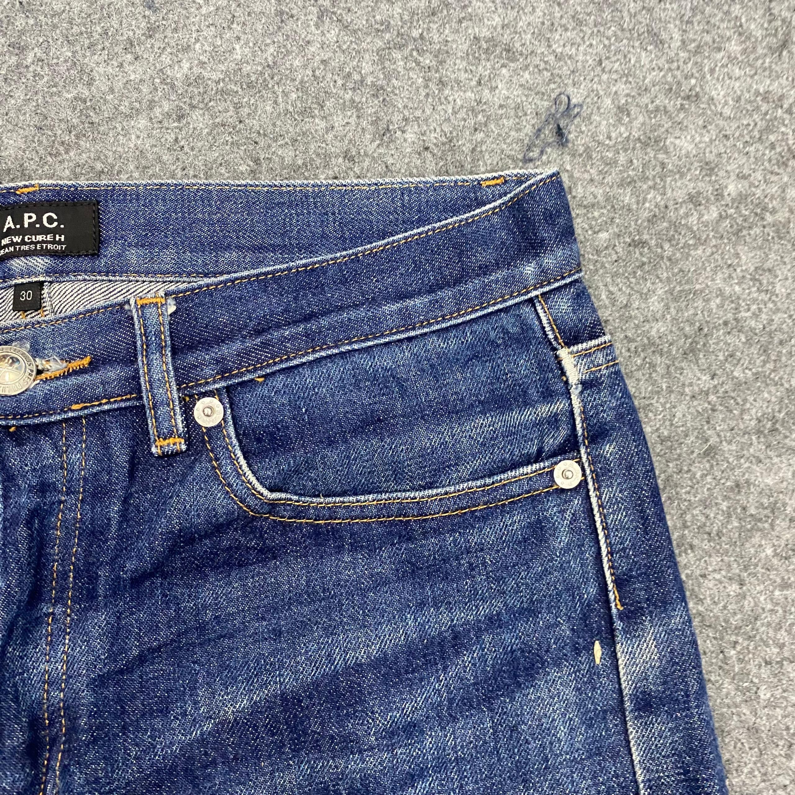 A.P.C. 💥Best Offer💥Vintage Apc Distressed Denim Size US 31 - 9 Thumbnail