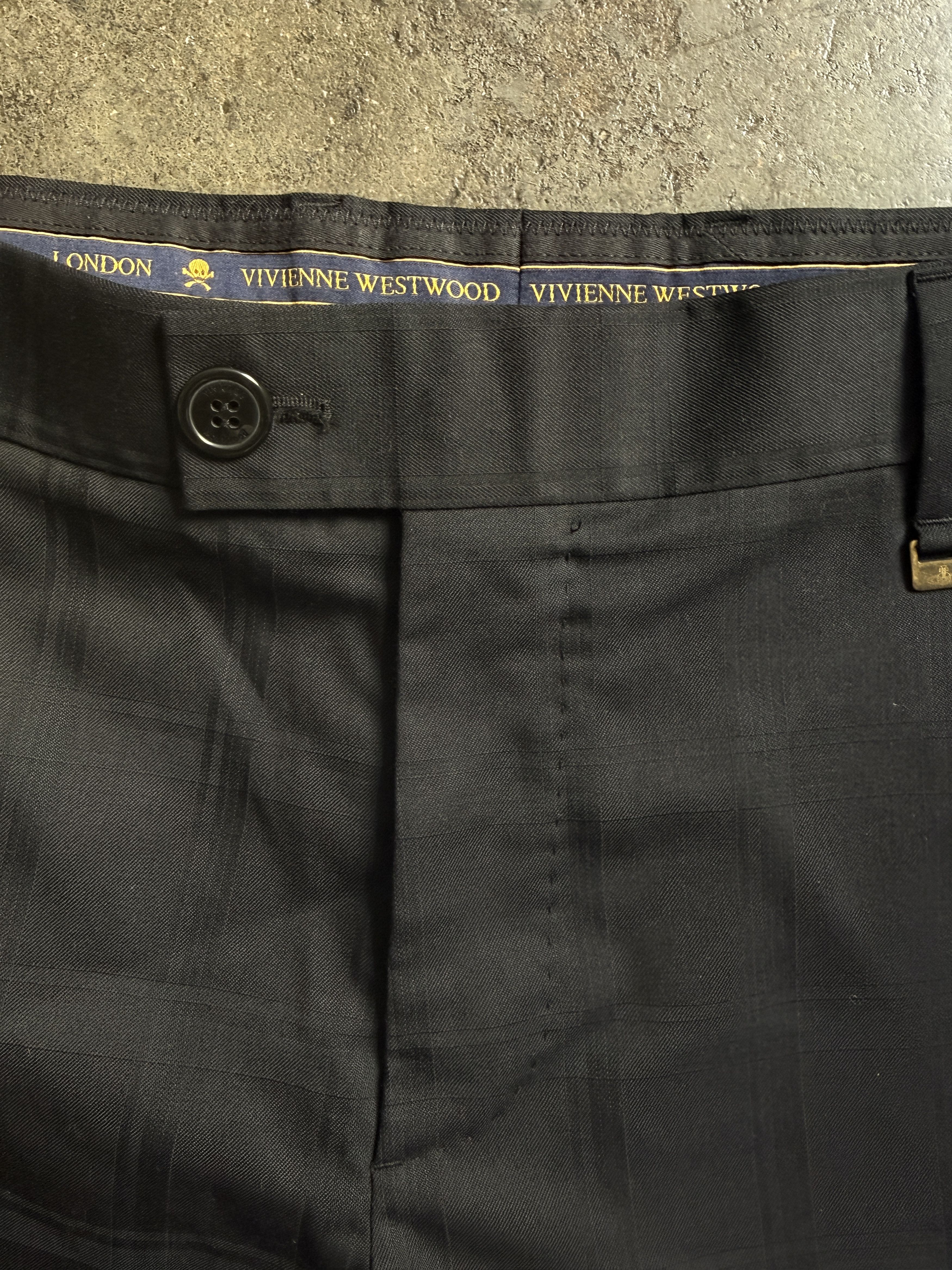 Vivienne Westwood 2011 New Cropped Wool Vivienne Pants w/ Tartan Pattern Size US 34 / EU 50 - 5 Thumbnail