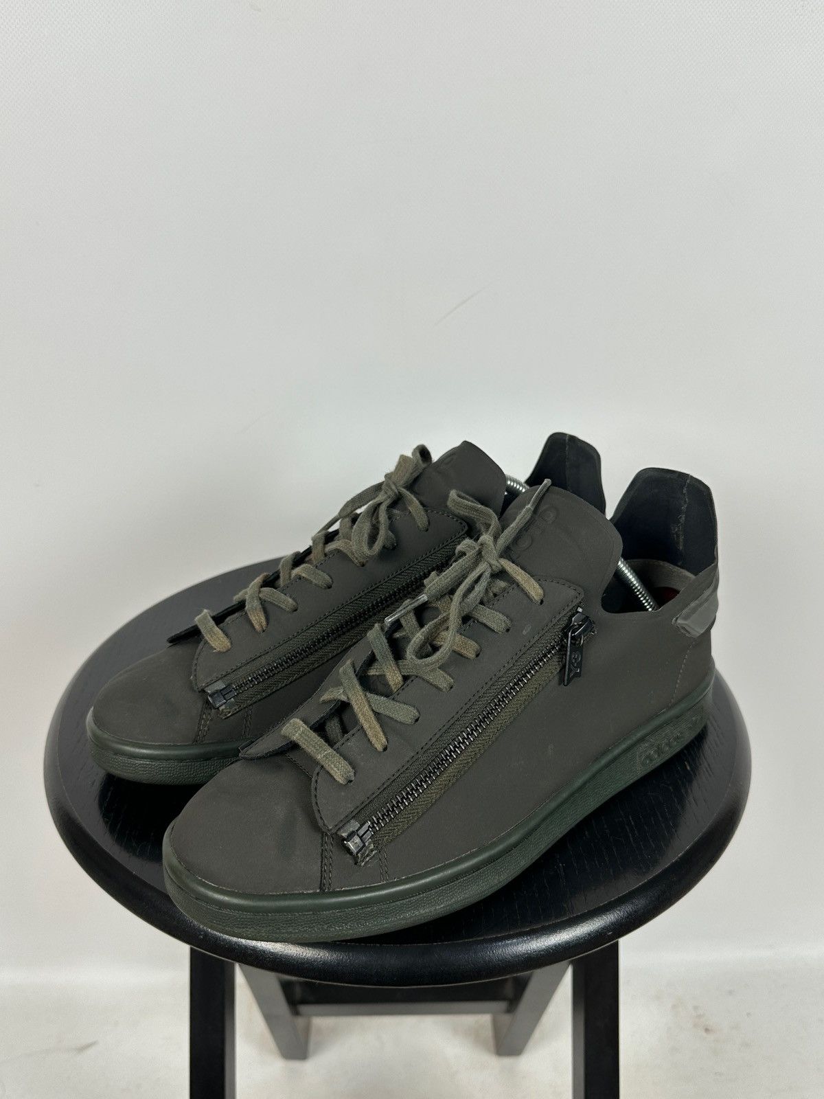 Adidas Adidas Y-3 Stan Smith Zip Khaki Low Top Sneakers Size US 8.5 / EU 41-42 - 3 Thumbnail