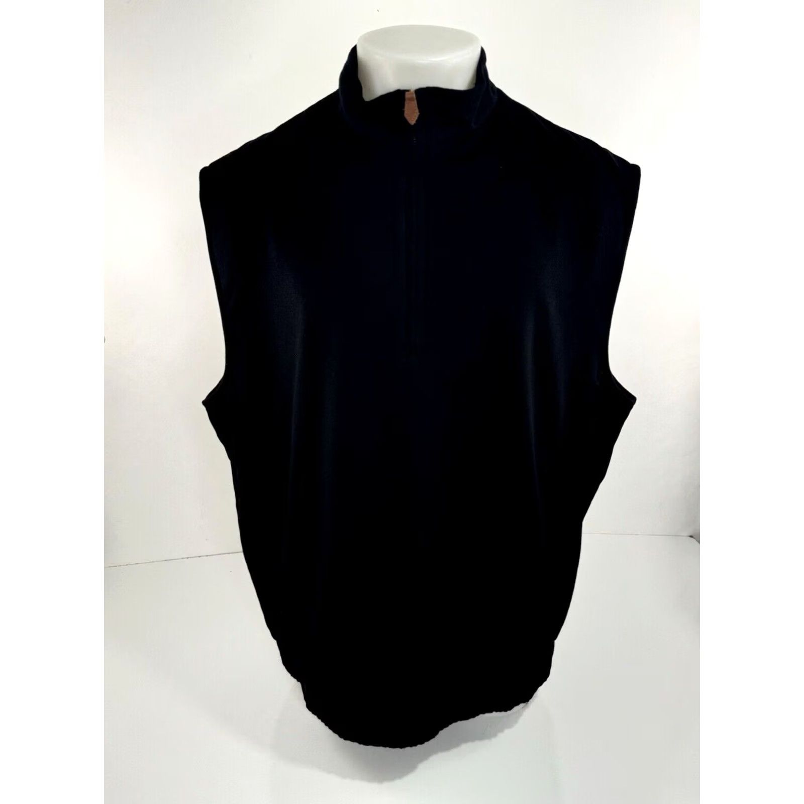 Peter Millar PETER MILLAR Vest Mens XL Black Lined Silk Cashmere / Silk Lining EXCELLENT Virtually Unworn Size US XL / EU 56 / 4 - 2 Thumbnail