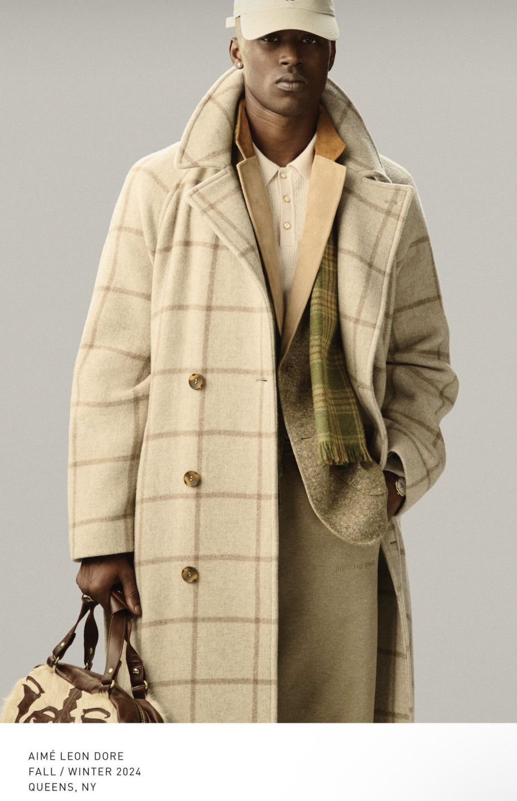 Aime Leon Dore Aime Leon Dore Double-Breasted Windowpane Topcoat size Large Size US L / EU 52-54 / 3 - 1 Thumbnail