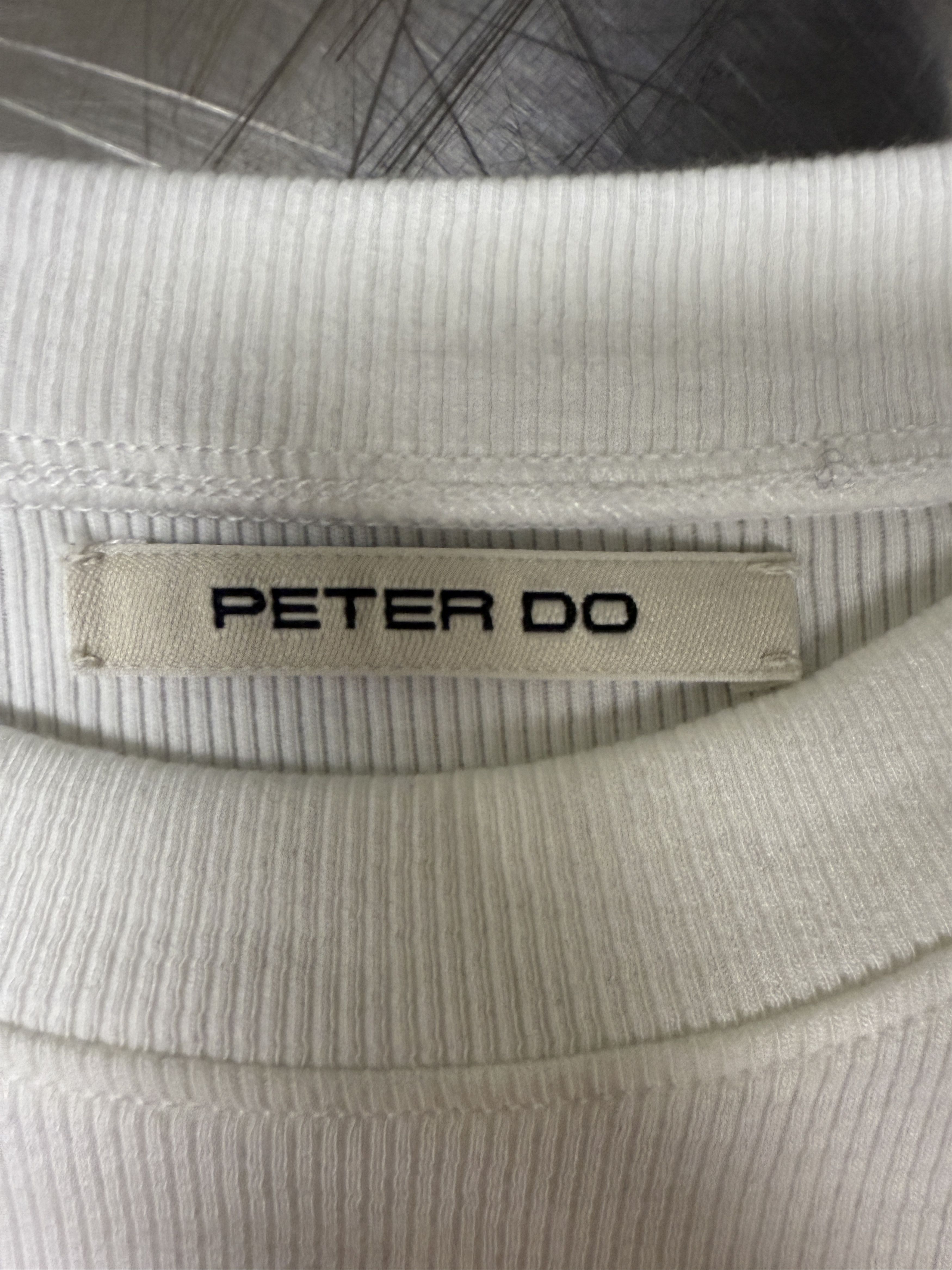 Peter Do $280 Peter Do Ribbed Stretch T-Shirt Size M / US 6-8 / IT 42-44 - 5 Thumbnail