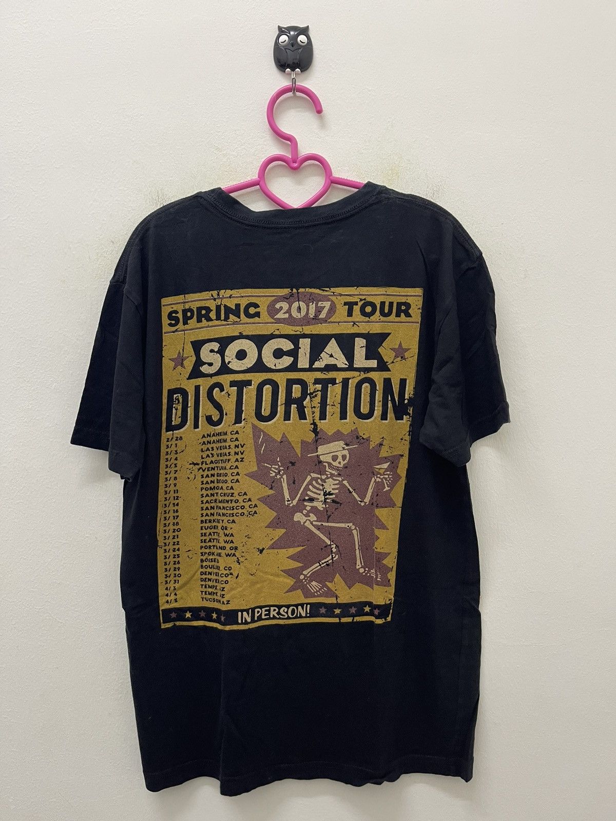 Band Tees Rare SOCIAL DISTORTION Spring 2017 Tour Tee Size US S / EU 44-46 / 1 - 1 Thumbnail