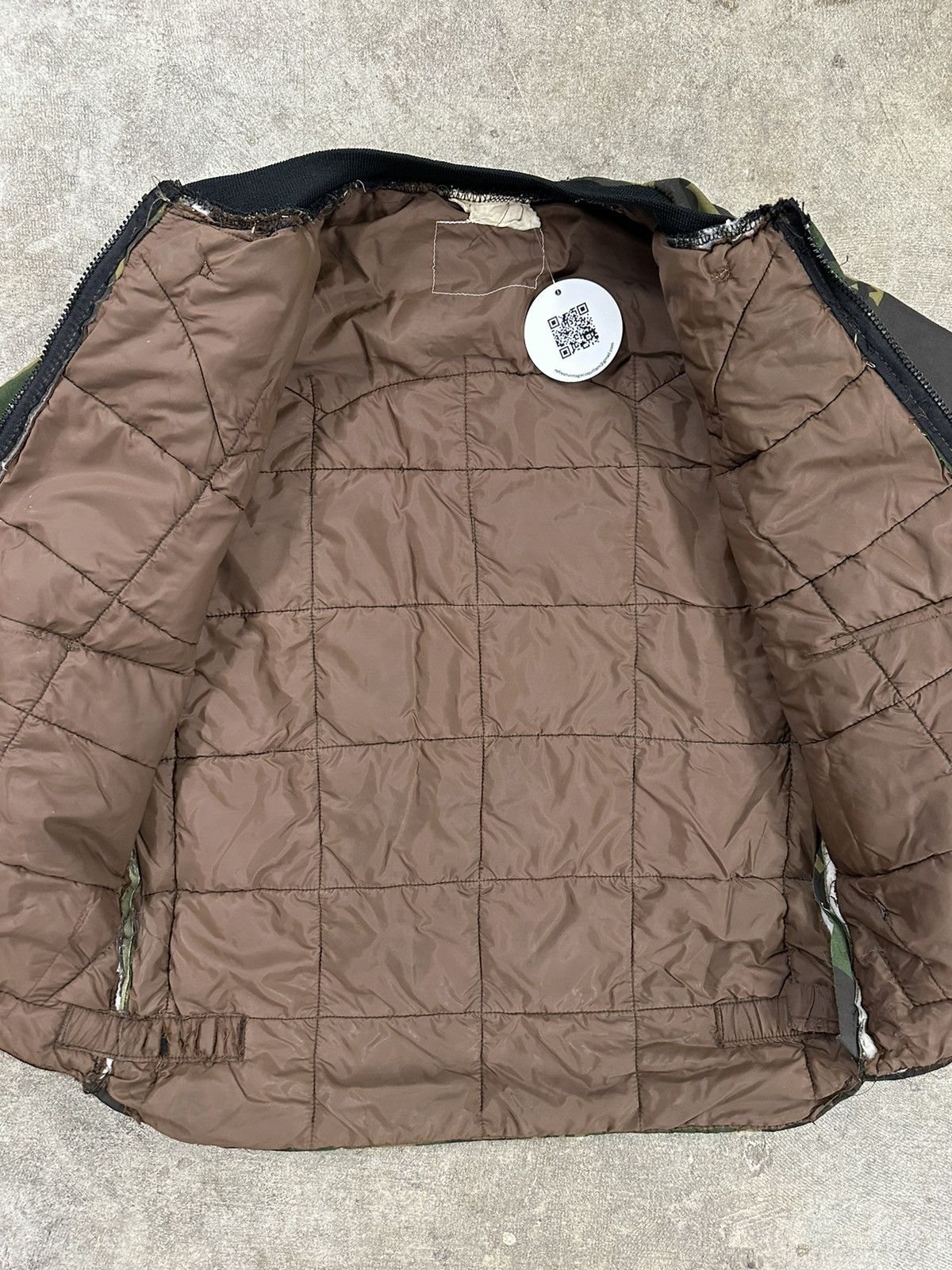 Vintage Vintage 80s Army Military Camouflage Bomber Jacket USA Size US S / EU 44-46 / 1 - 15 Thumbnail