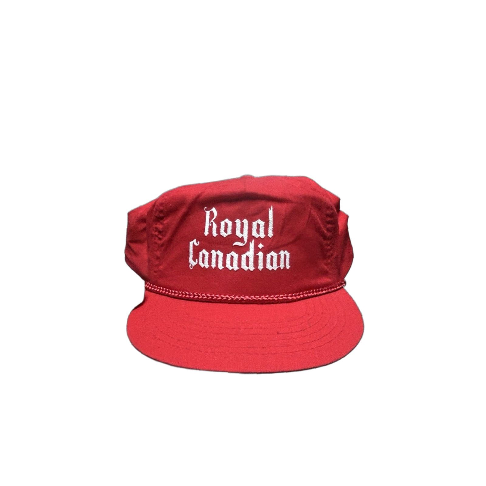 Vintage VINTAGE SnapBack Hat Cap Royal Canadian Whiskey Alcohol Drunk Red Adjustable Mens Cap Size ONE SIZE - 1 Thumbnail